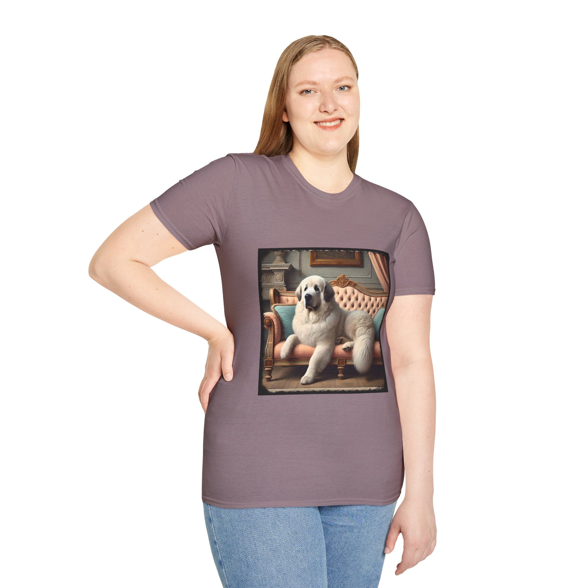Great Pyrenees Poised Portrait | Unisex Dog T-Shirt
