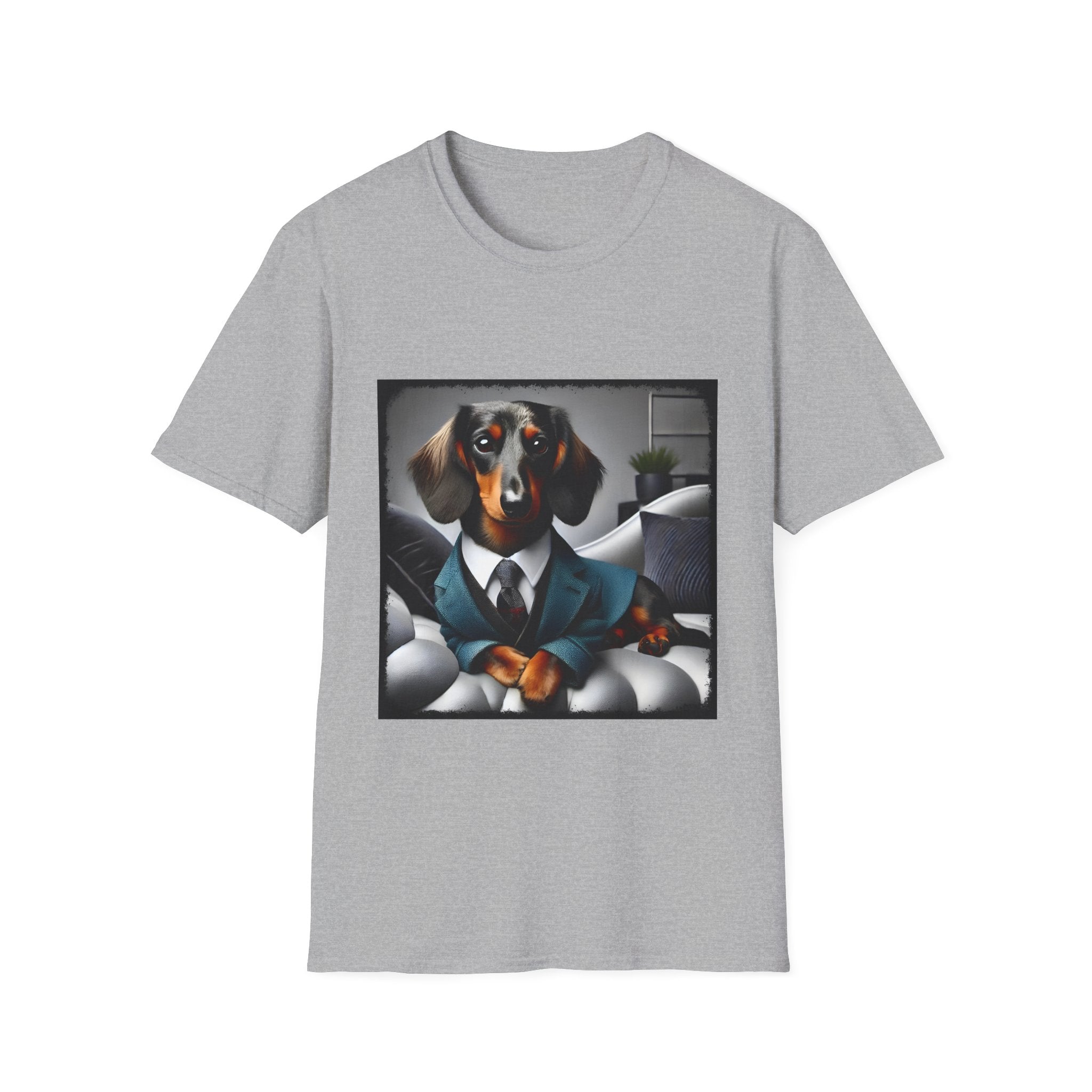 Dachshund Cool Collar | Unisex Dog T-Shirt