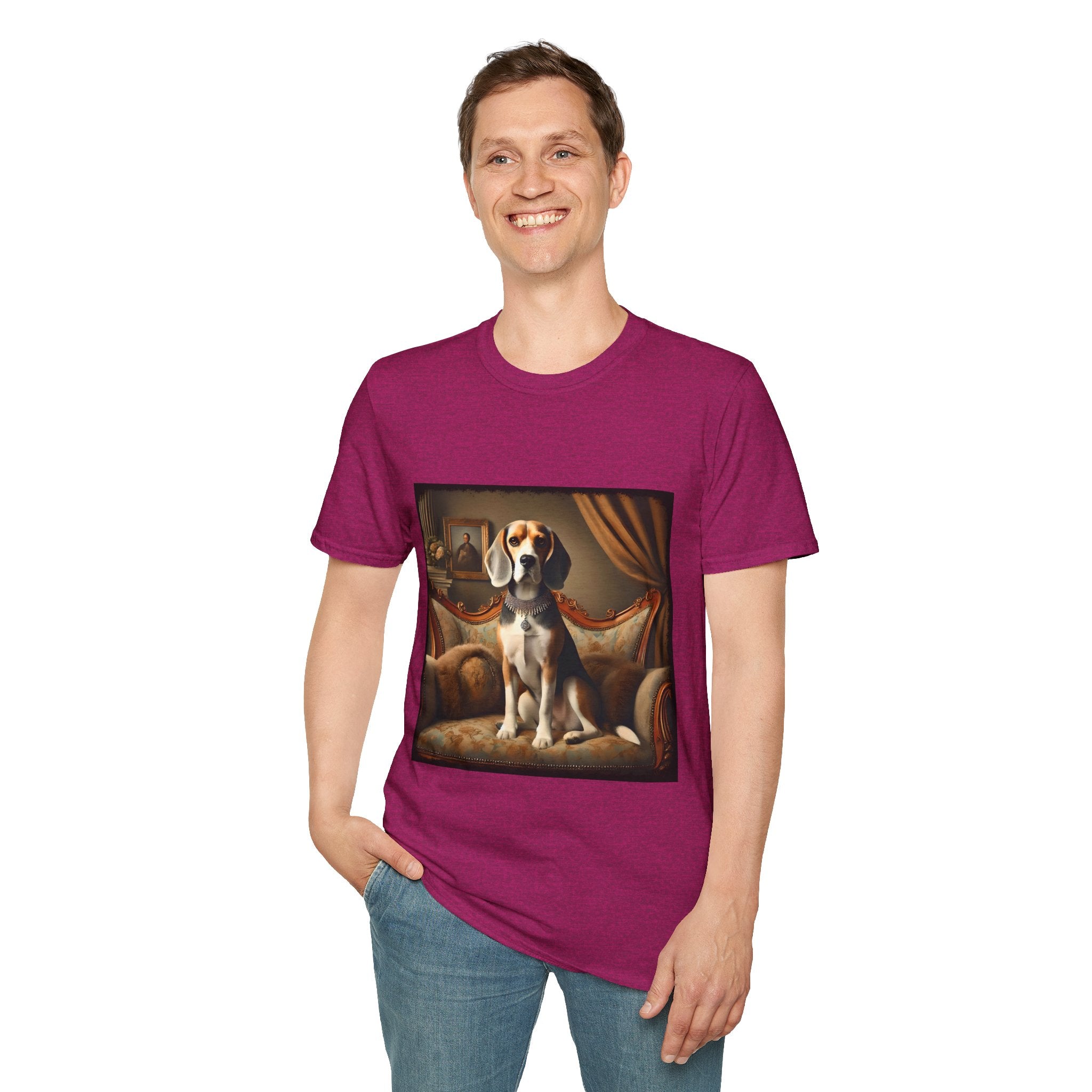 Beagle Princess Blue | Unisex Dog T-Shirt