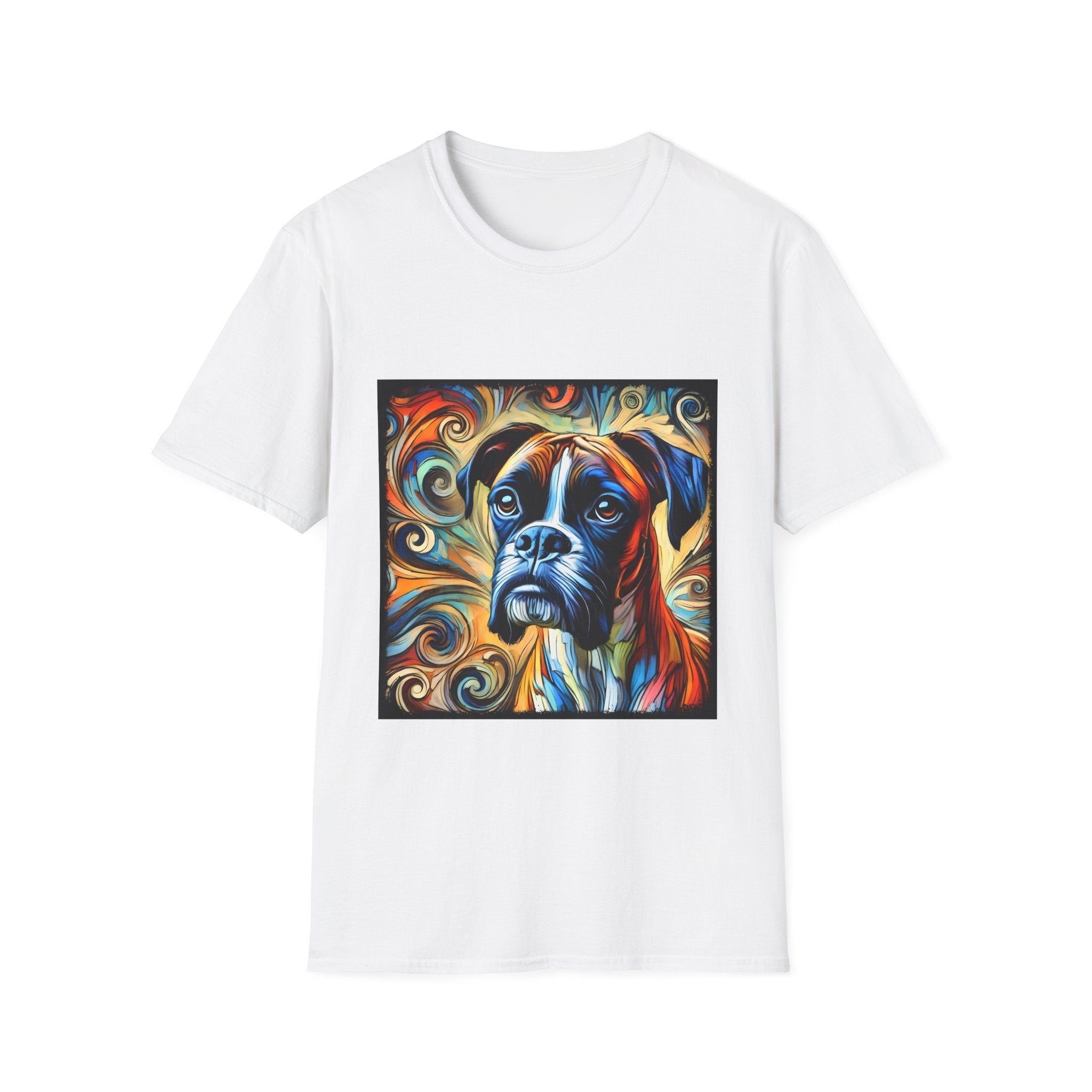 Boxer Warm Swirl | Unisex Dog T-Shirt