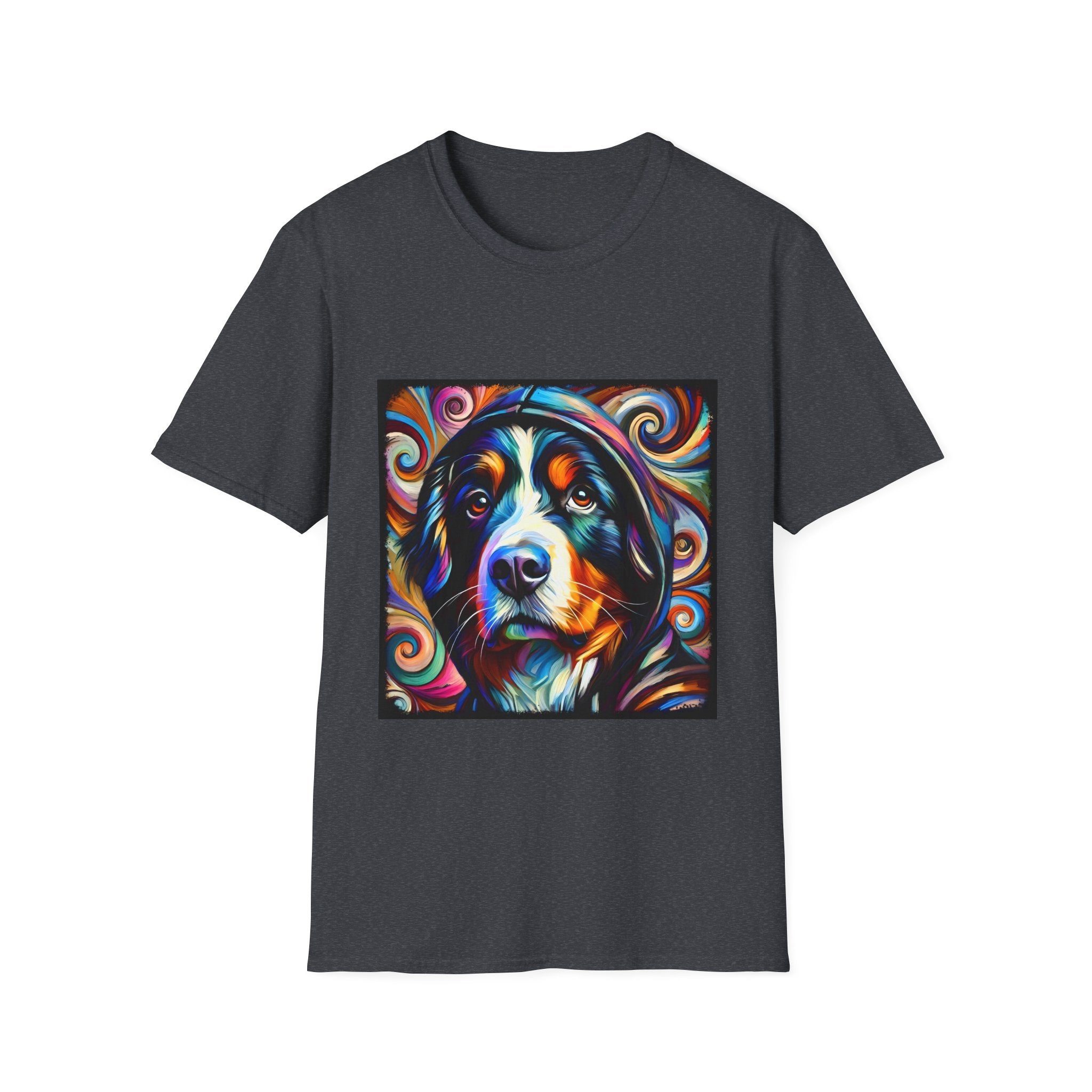 Bernese Mountain Dog Relaxed Swirl | Unisex Dog T-Shirt