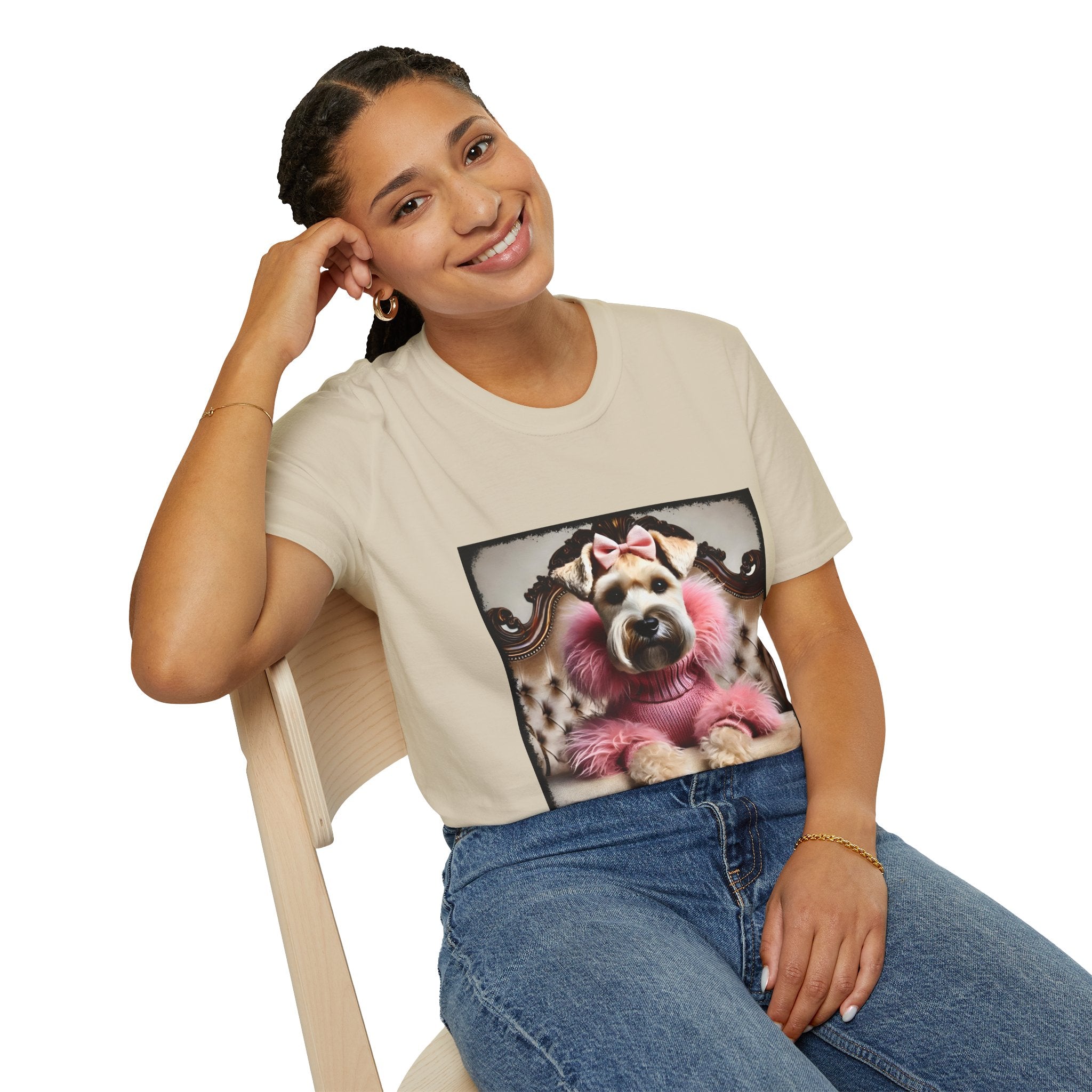 Wheaten Terrier Pink Diva | Unisex Dog T-Shirt