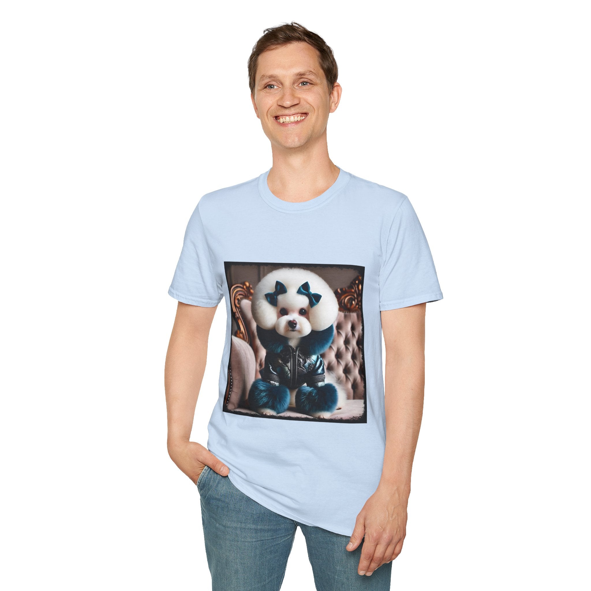 Bichon Frise Posh Pawfluencer | Unisex Dog T-Shirt
