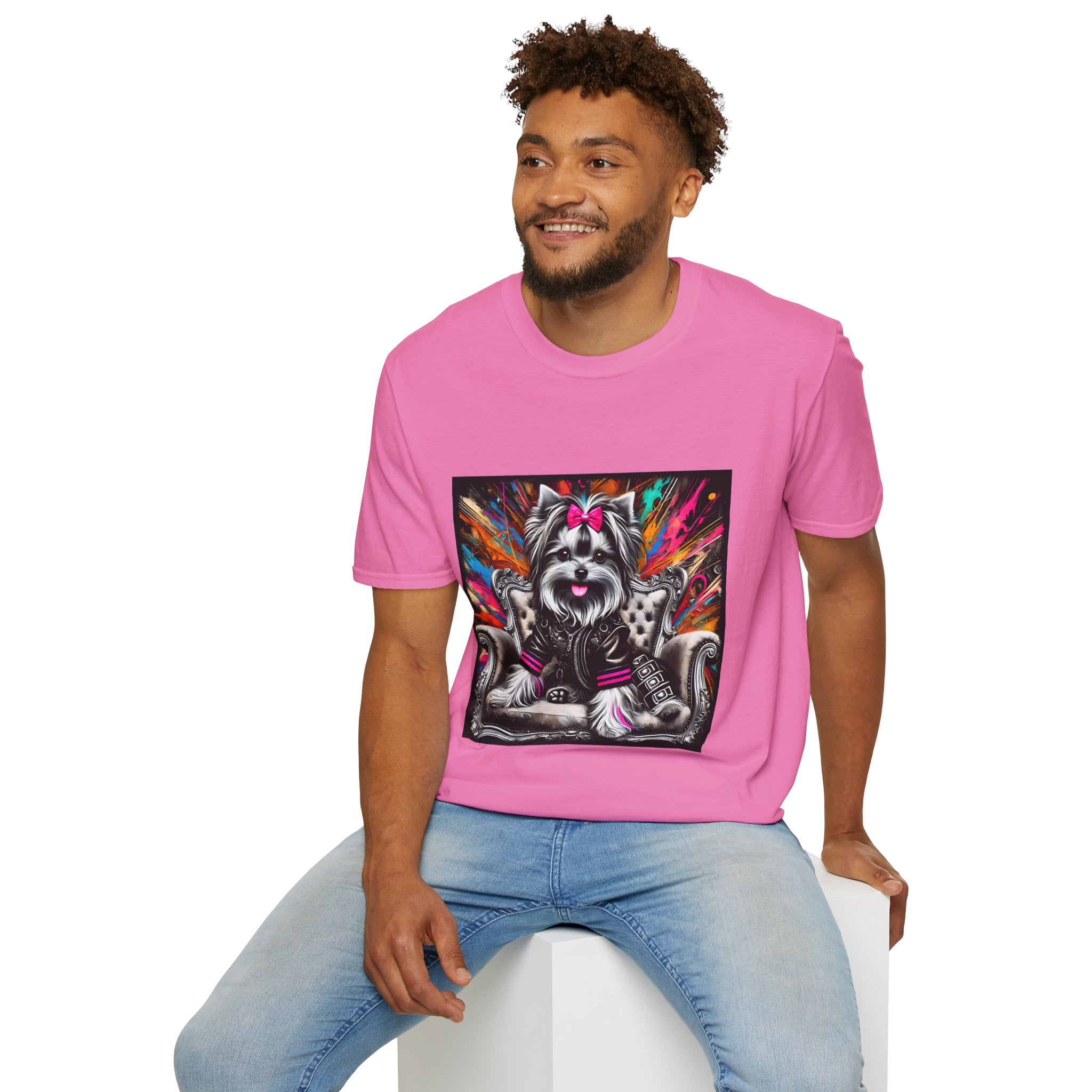 Yorkshire Terrier Bold Rocker  | Unisex Dog T-Shirt