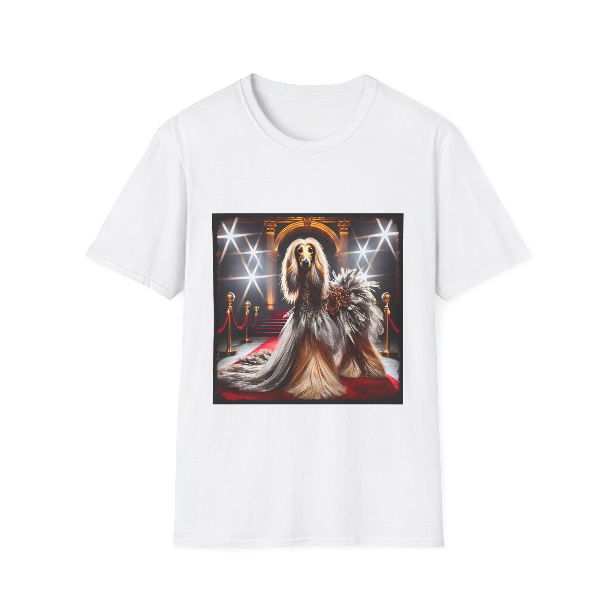 Afghan Hound Spotlight Siren | Unisex Dog T-Shirt