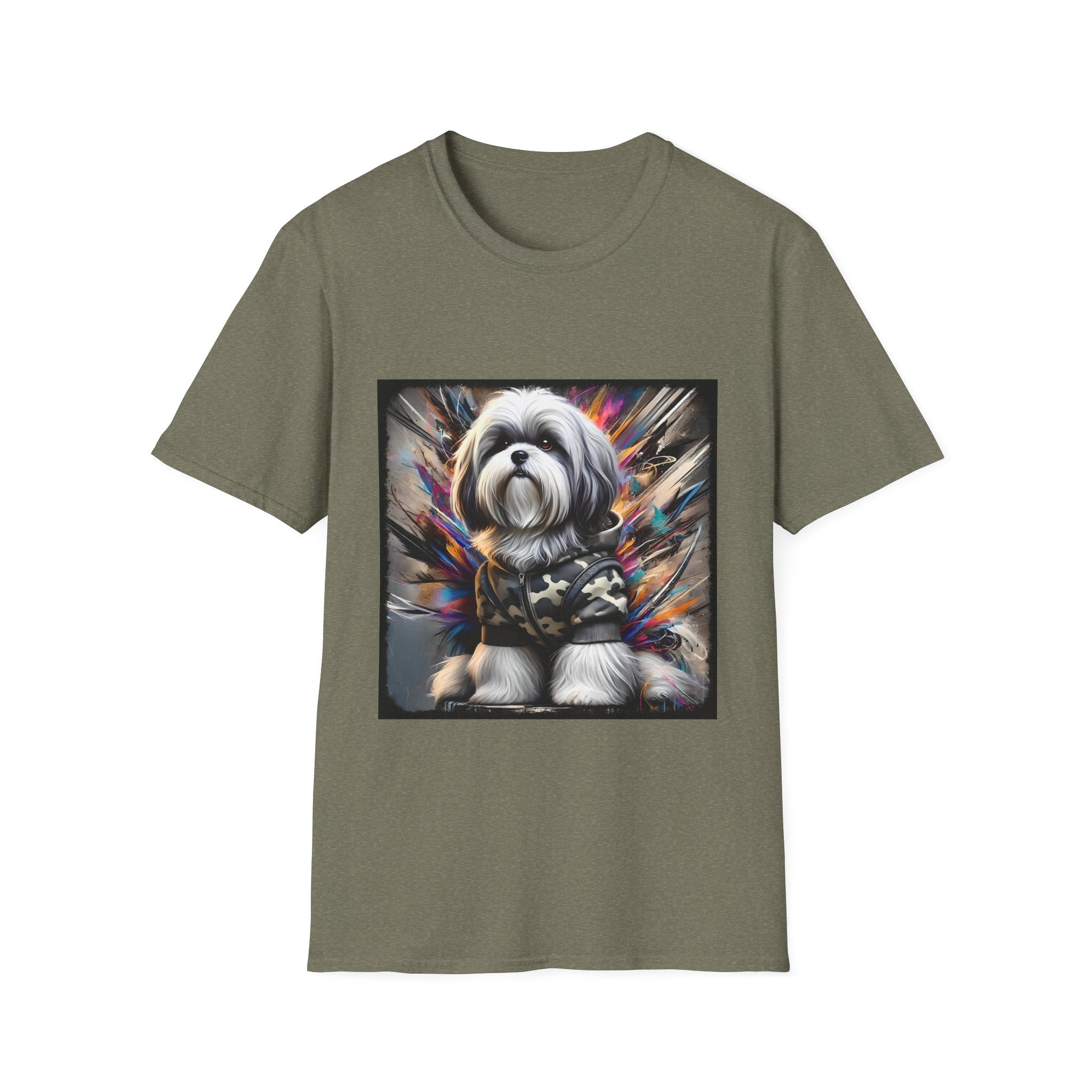Shih Tzu Bold Camo Classic | Unisex Dog T-Shirt