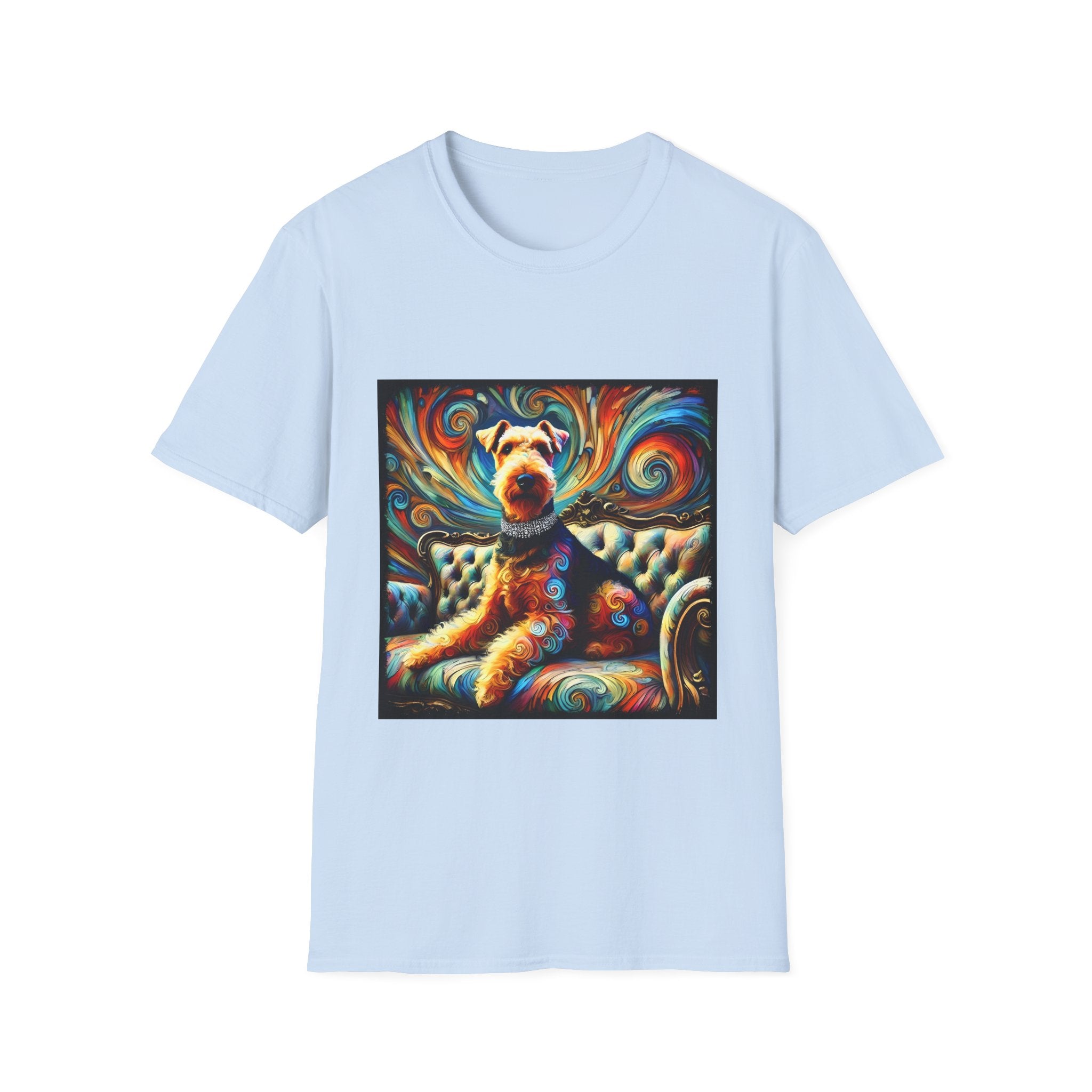 Airedale Terrier Bold Swirl | Unisex Dog T-Shirt