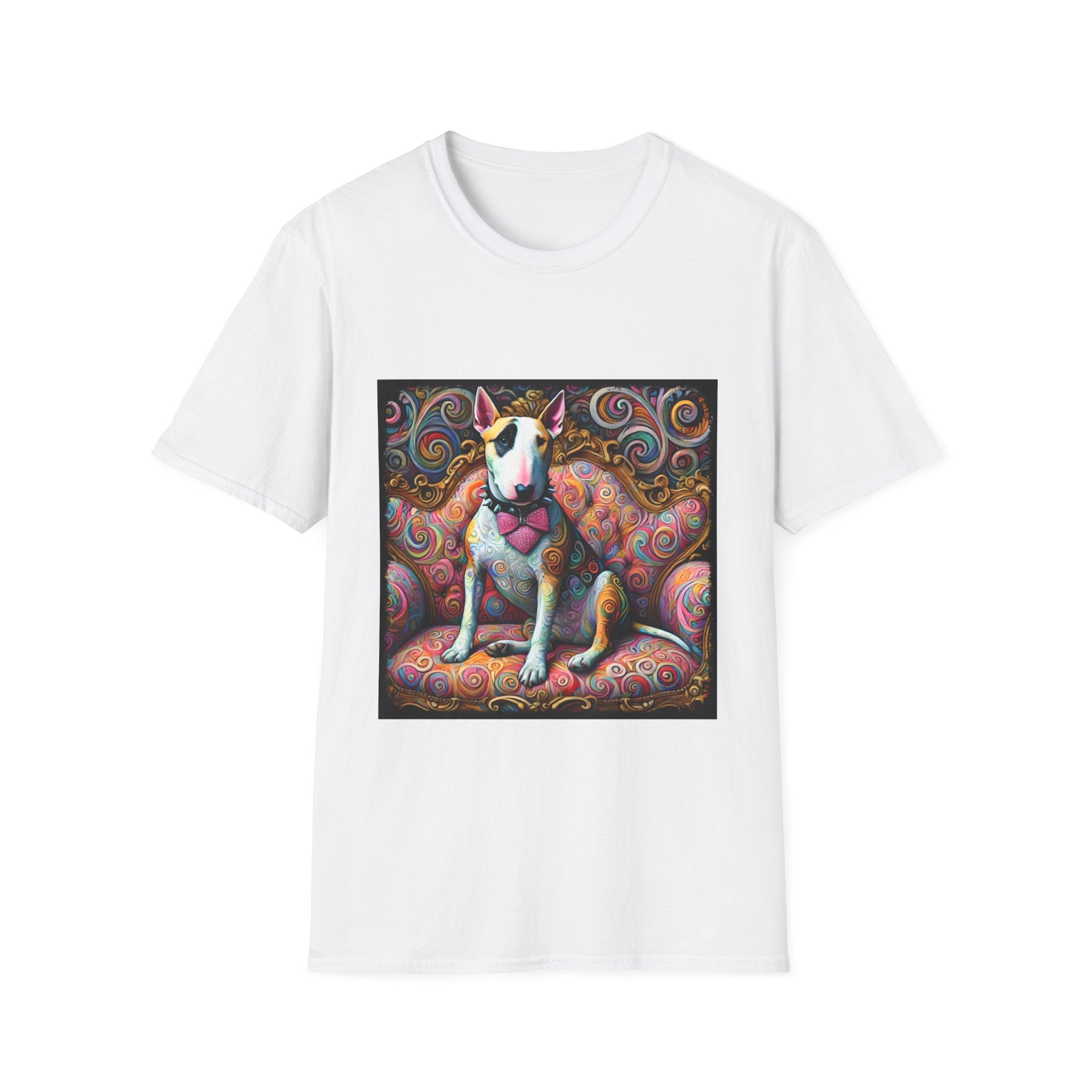 Bull Terrier Love Swirl | Unisex Dog T-Shirt