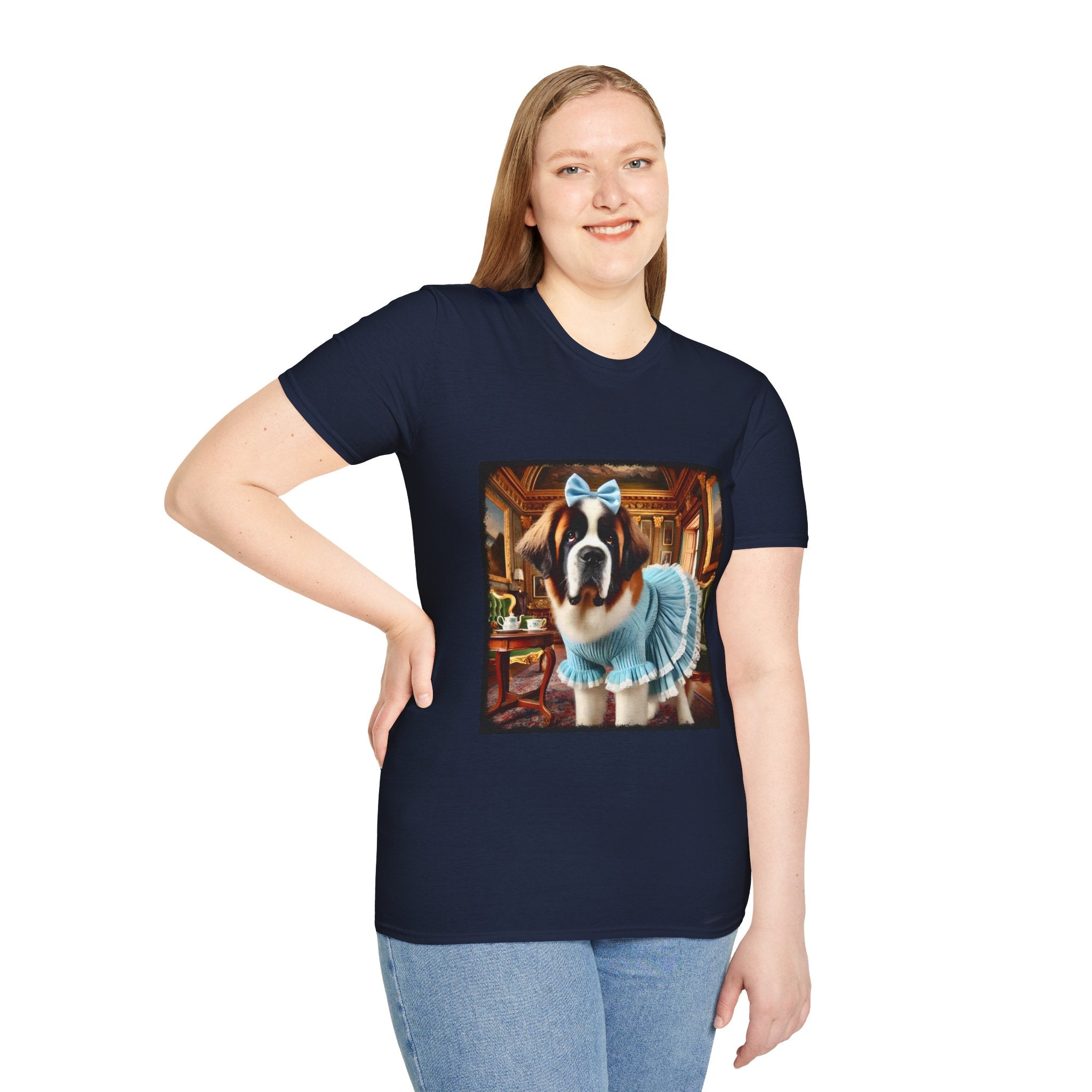 Saint Bernard Pampered Pup | Unisex Dog T-Shirt