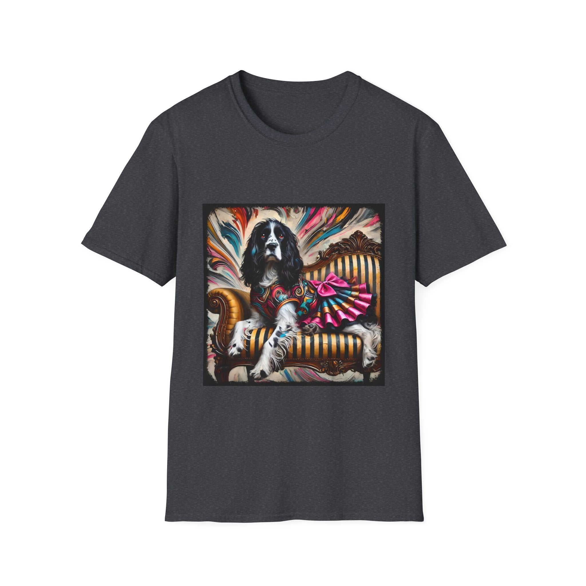 English Springer Spaniel Rebel Rocker | Unisex Dog T-Shirt