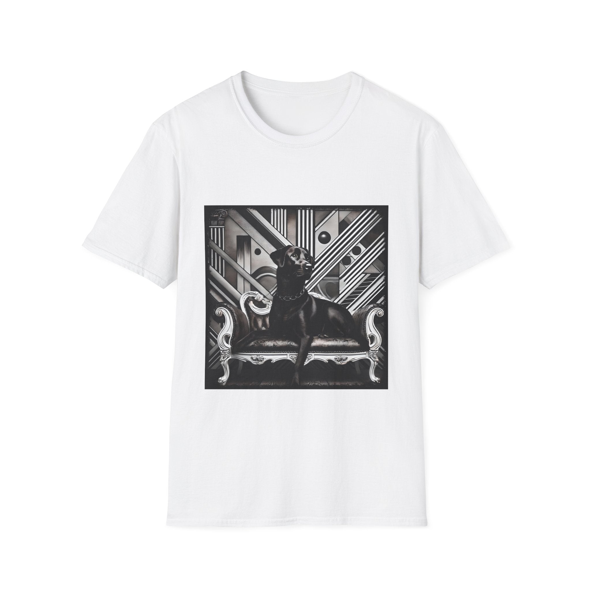 Labrador Retriever B&W Rebel | Unisex Dog T-Shirt