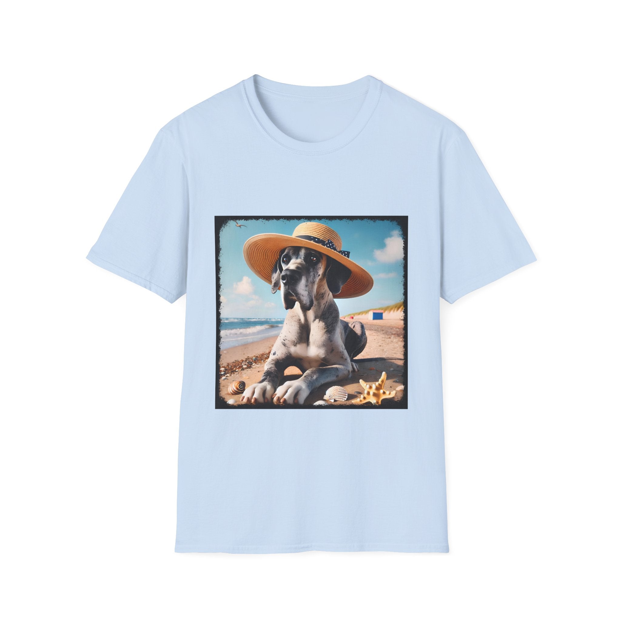 Great Dane Seaside Sass | Unisex Dog T-Shirt