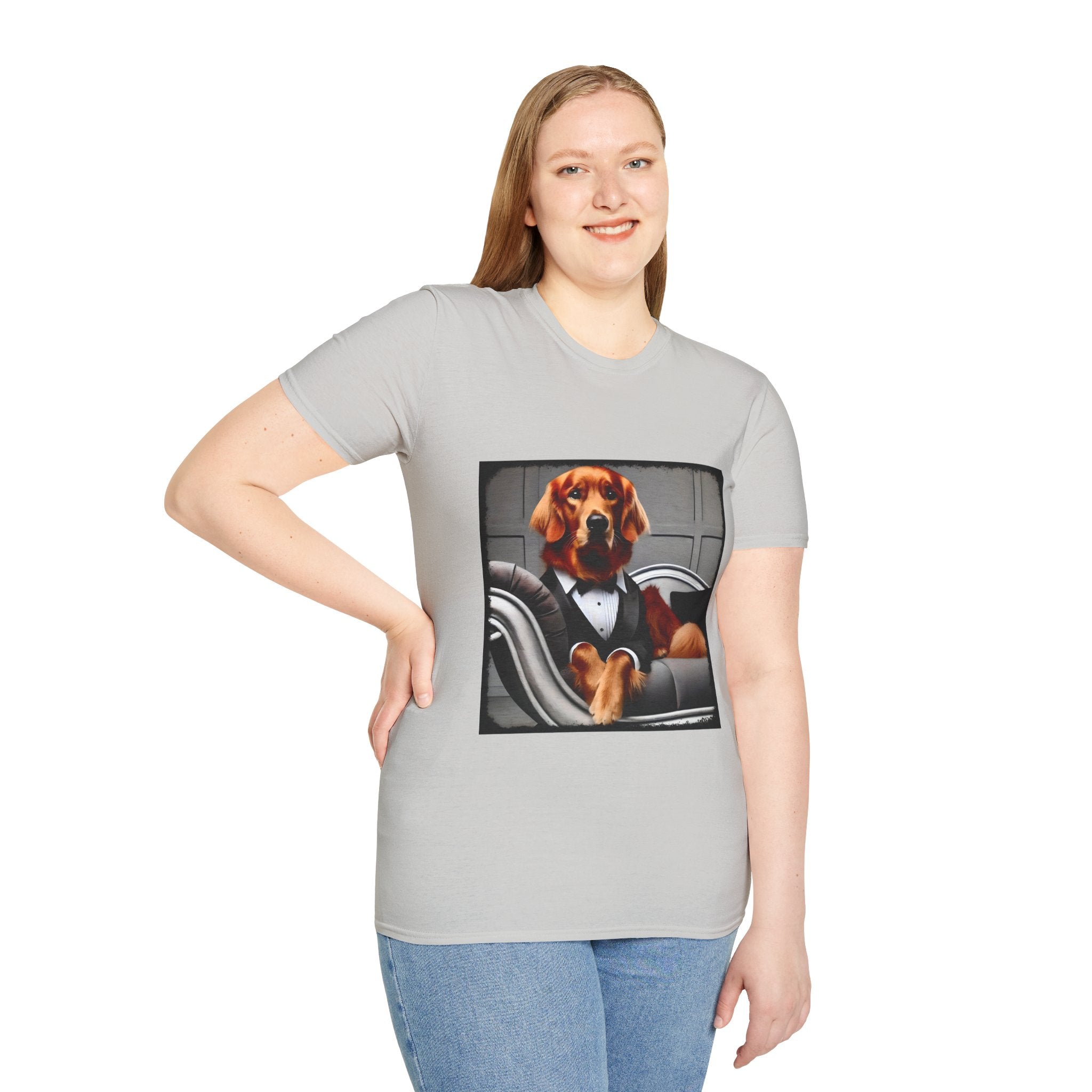 Golden Retriever Tuxedo Titan  | Unisex Dog T-Shirt