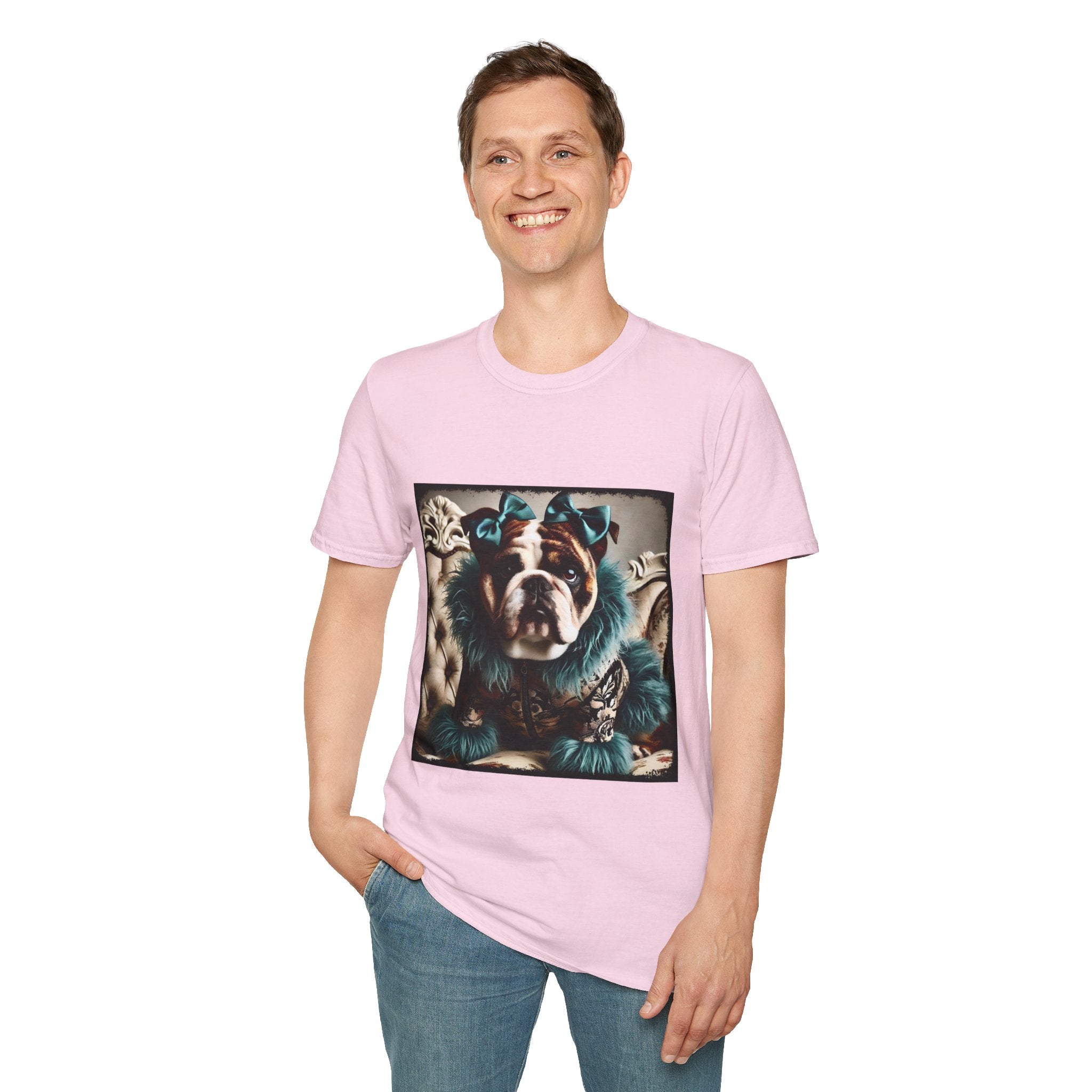 Bulldog Fur Fashionista | Unisex Dog T-Shirt
