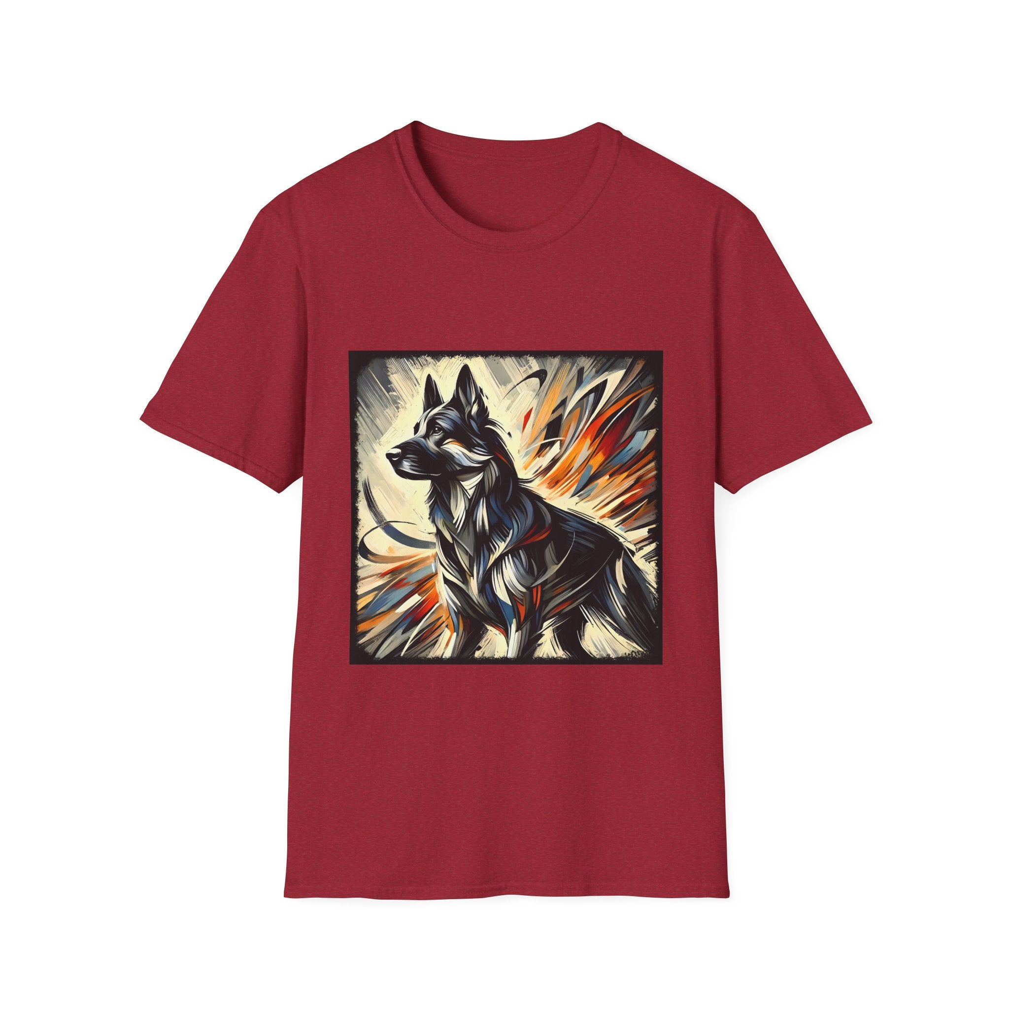 German Shepherd Fire Classic | Unisex Dog T-Shirt