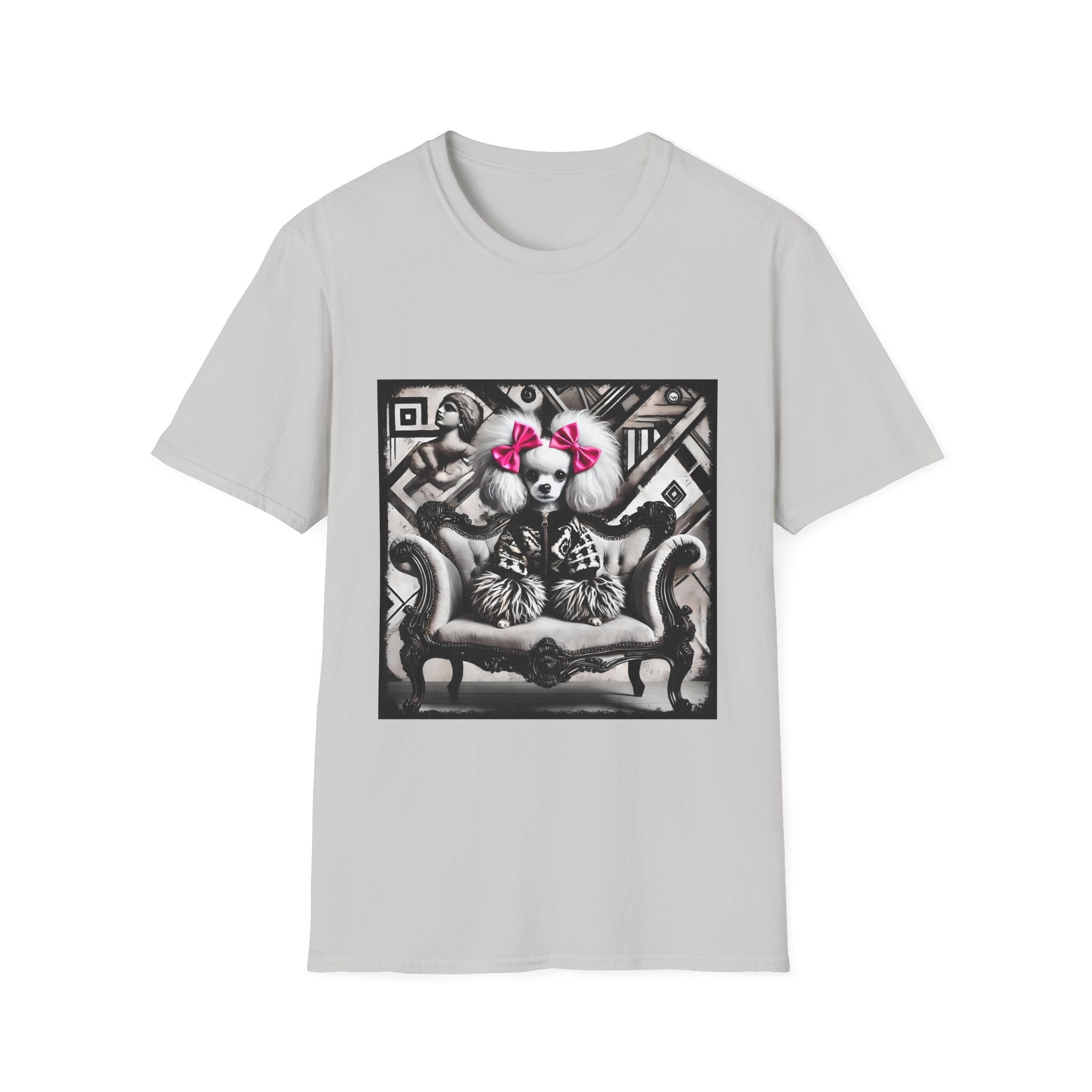 Poodle B&W Statement Maker | Unisex Dog T-Shirt