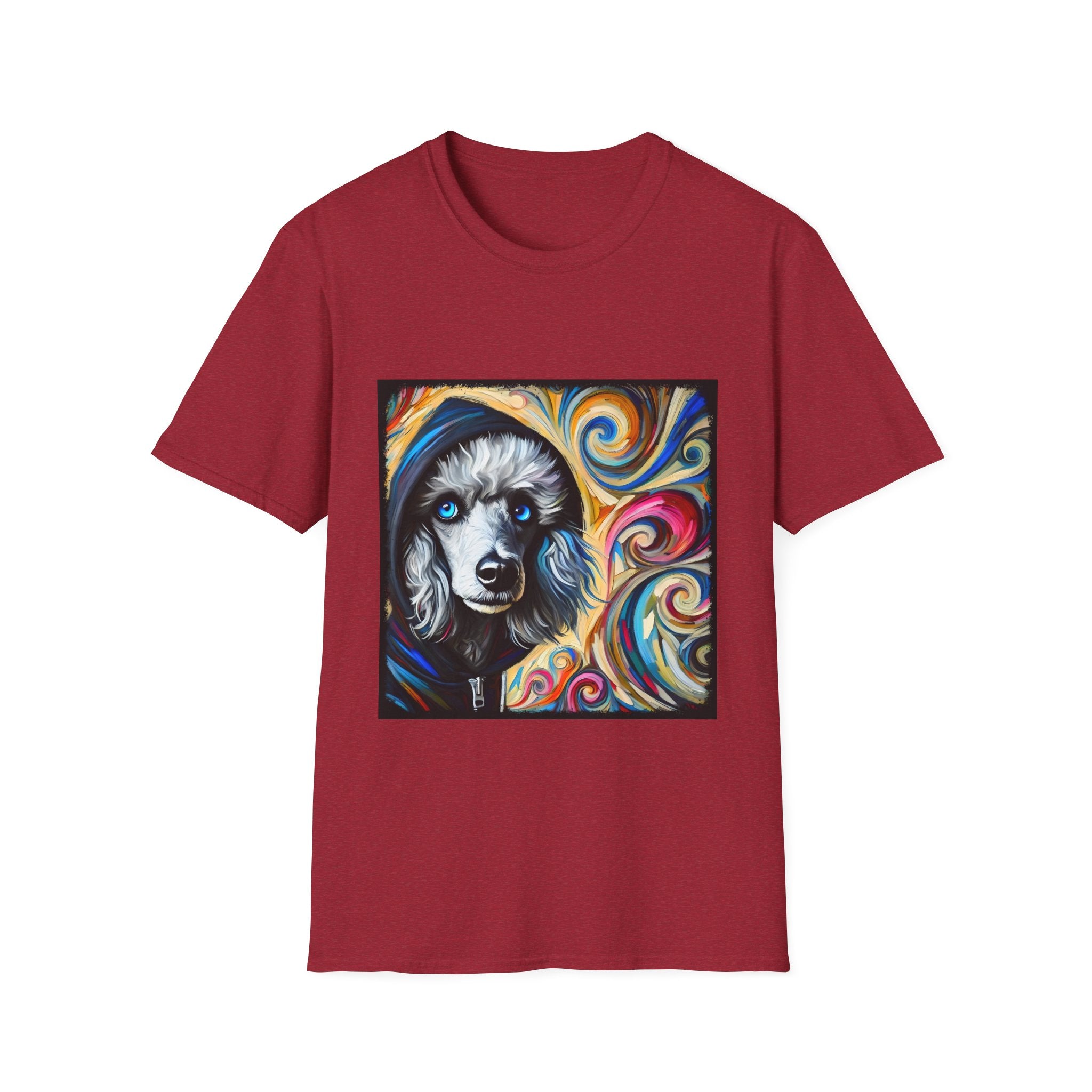 Poodle Relaxed Swirl | Unisex Dog T-Shirt