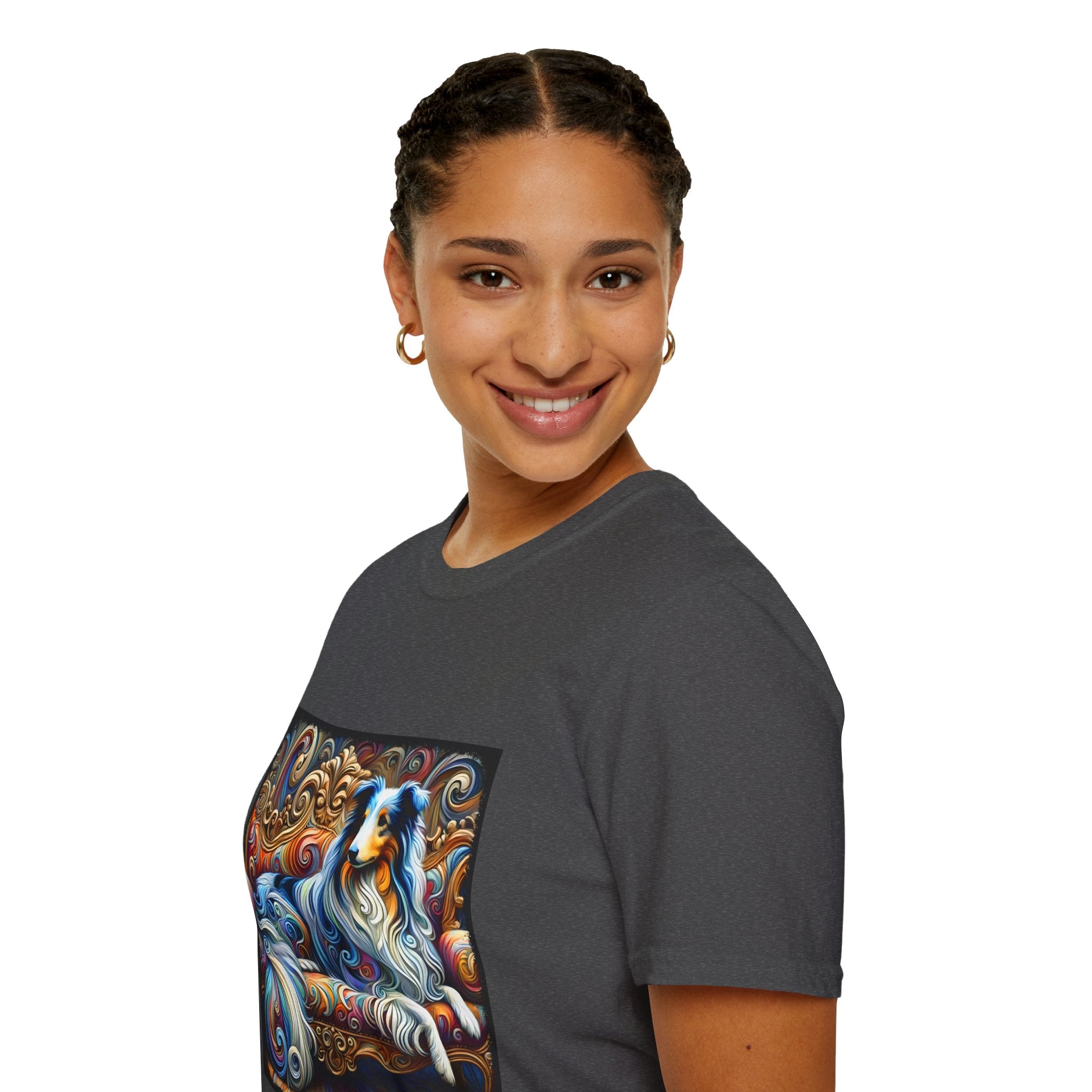 Collie Stunning Swirl | Unisex Dog T-Shirt