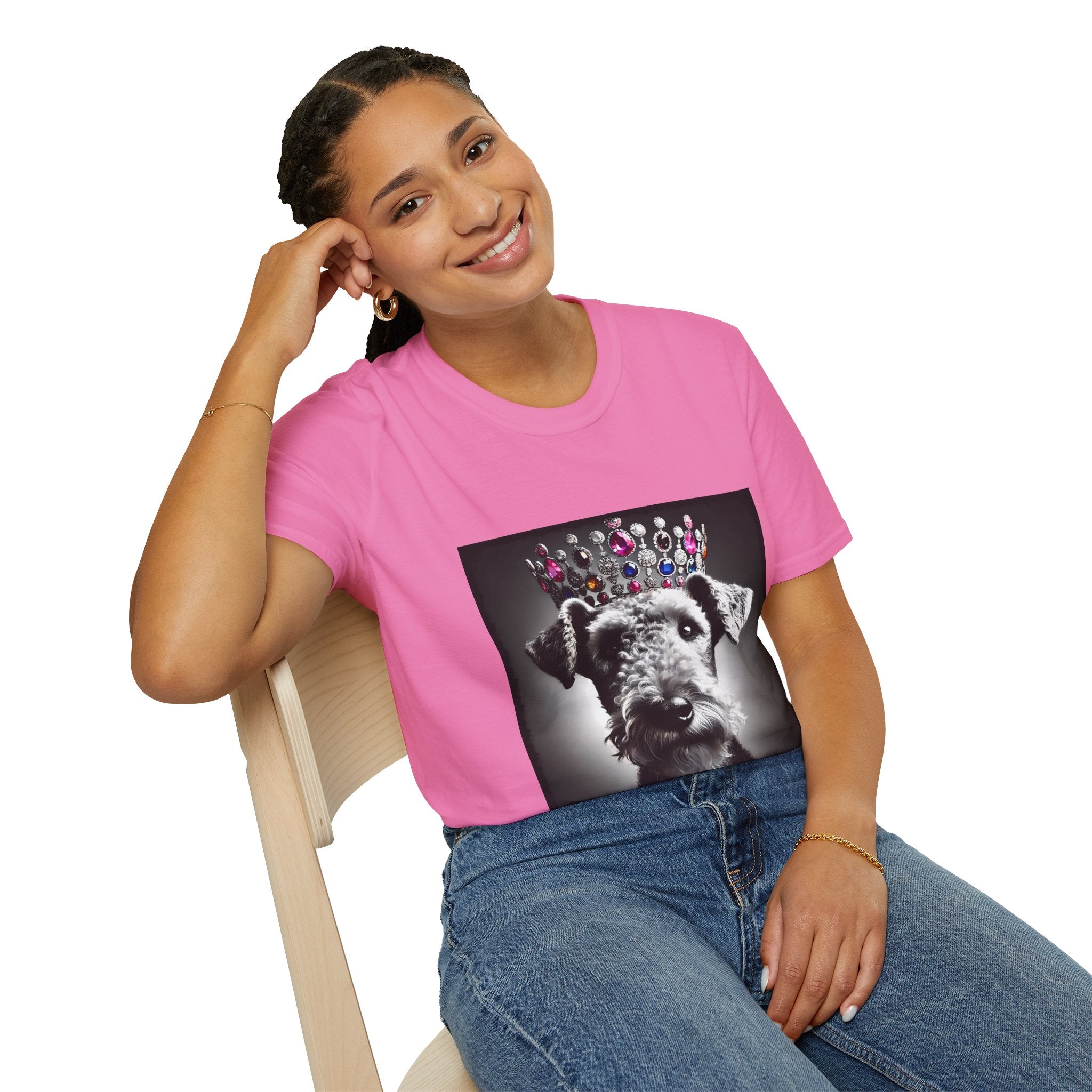Airedale Terrier Iconic Princess | Unisex Dog T-Shirt