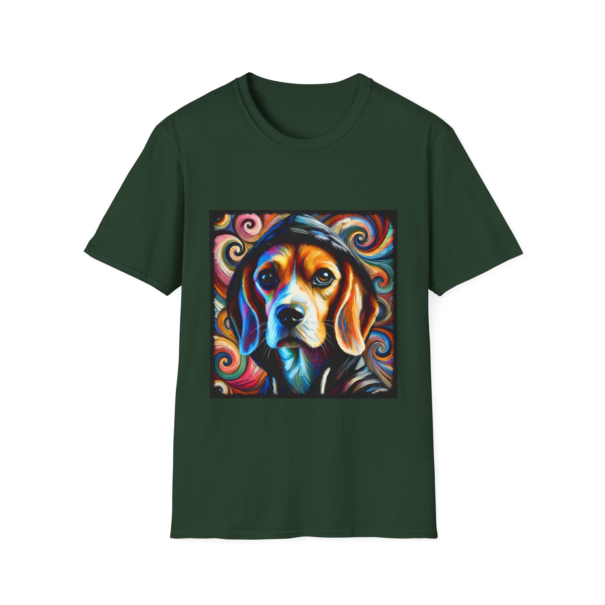 Beagle Relaxed Swirl | Unisex Dog T-Shirt