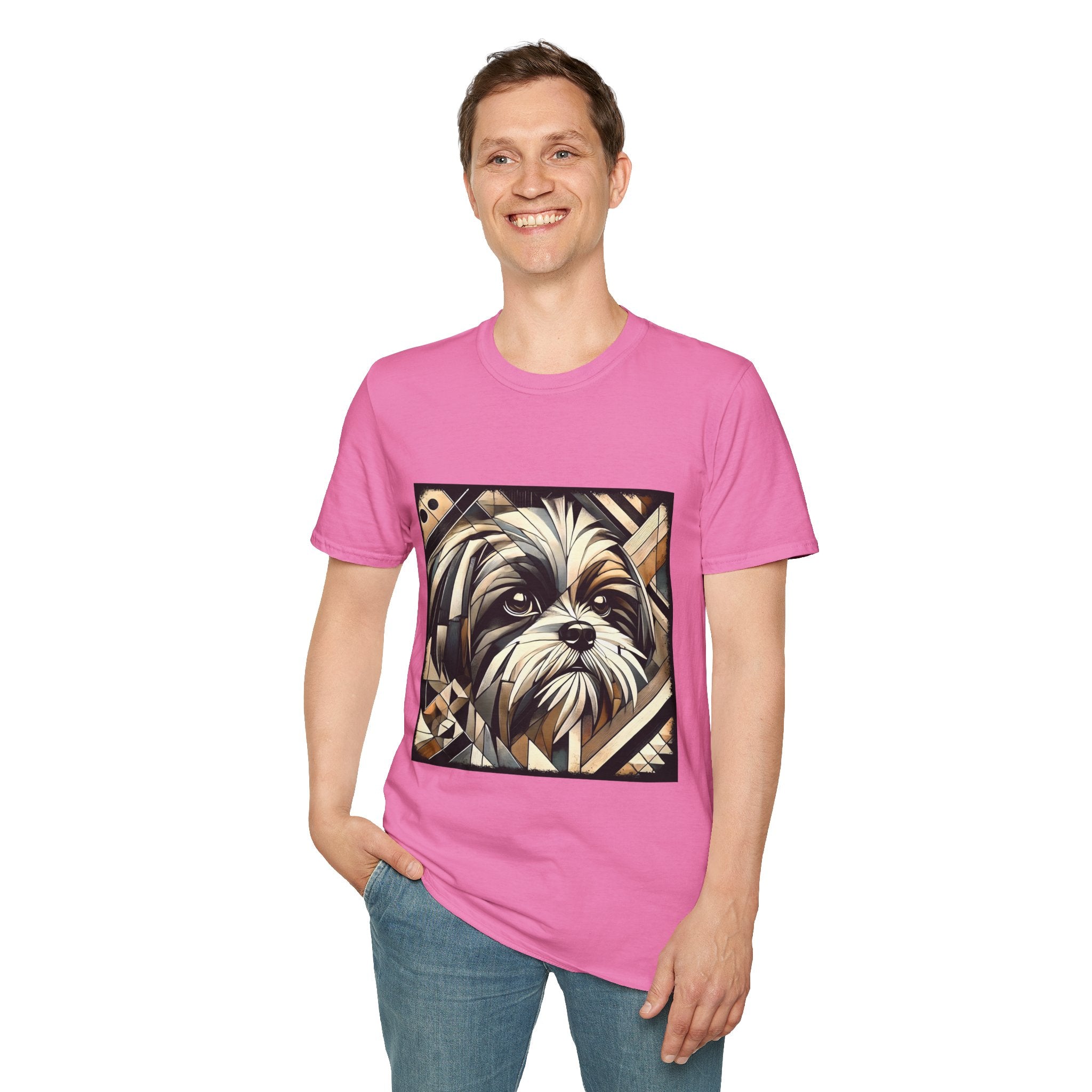 Shih Tzu Bold Geometric | Unisex Dog T-Shirt