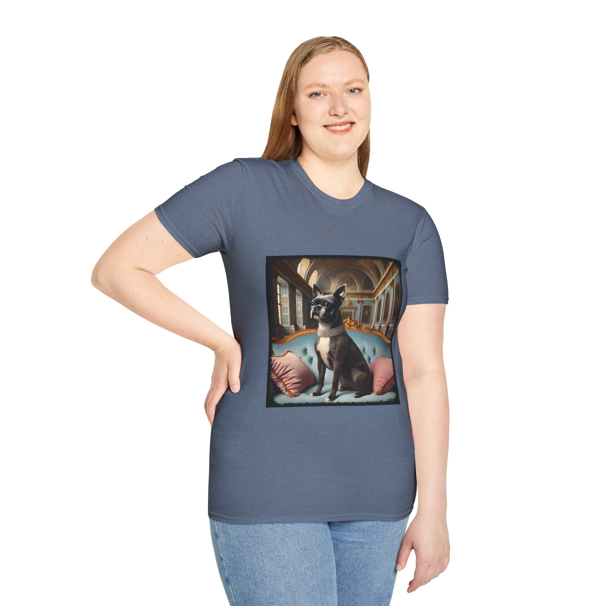 Boston Terrier Blue Baroness | Unisex Dog T-Shirt