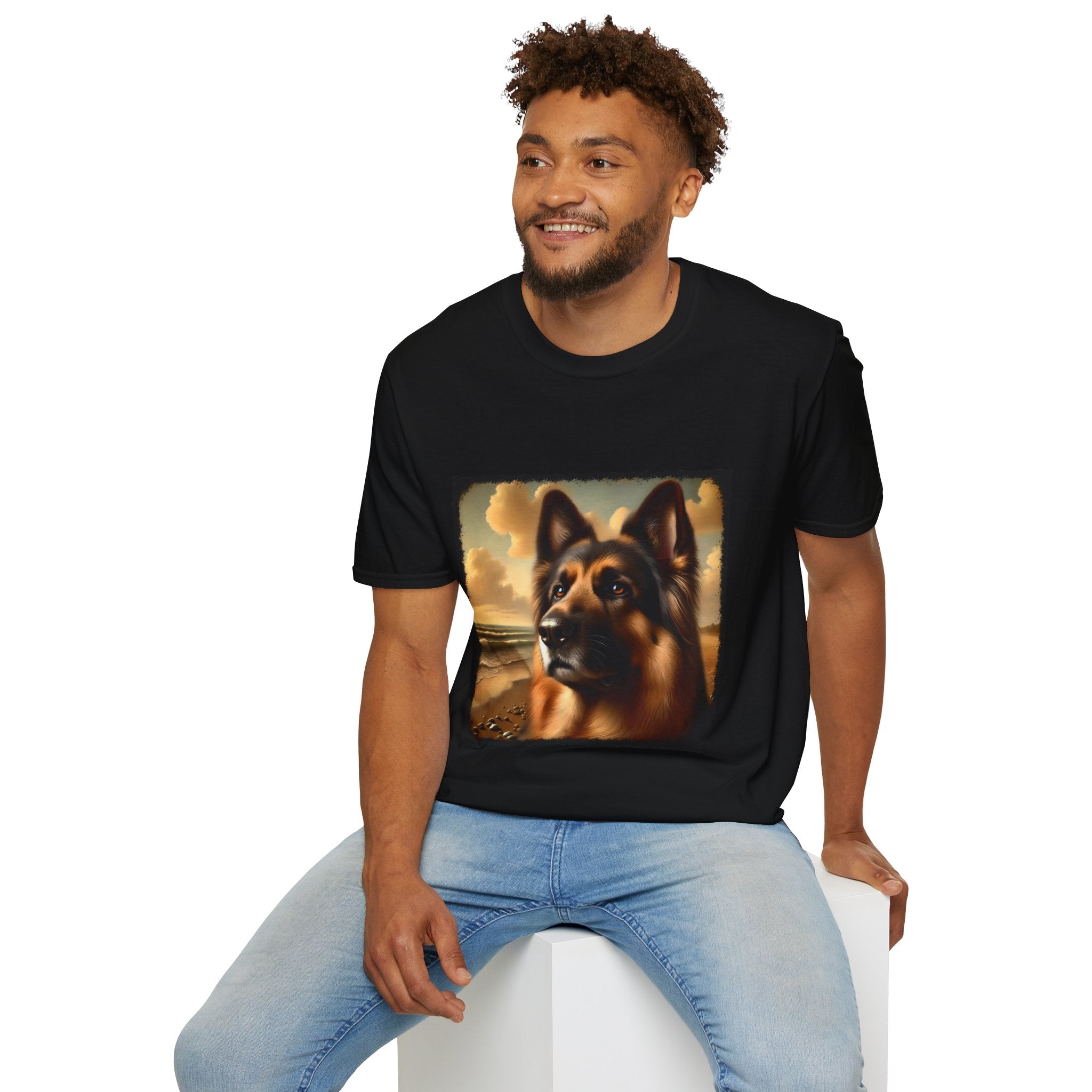 German Shepherd Beach Classic | Unisex Dog T-Shirt