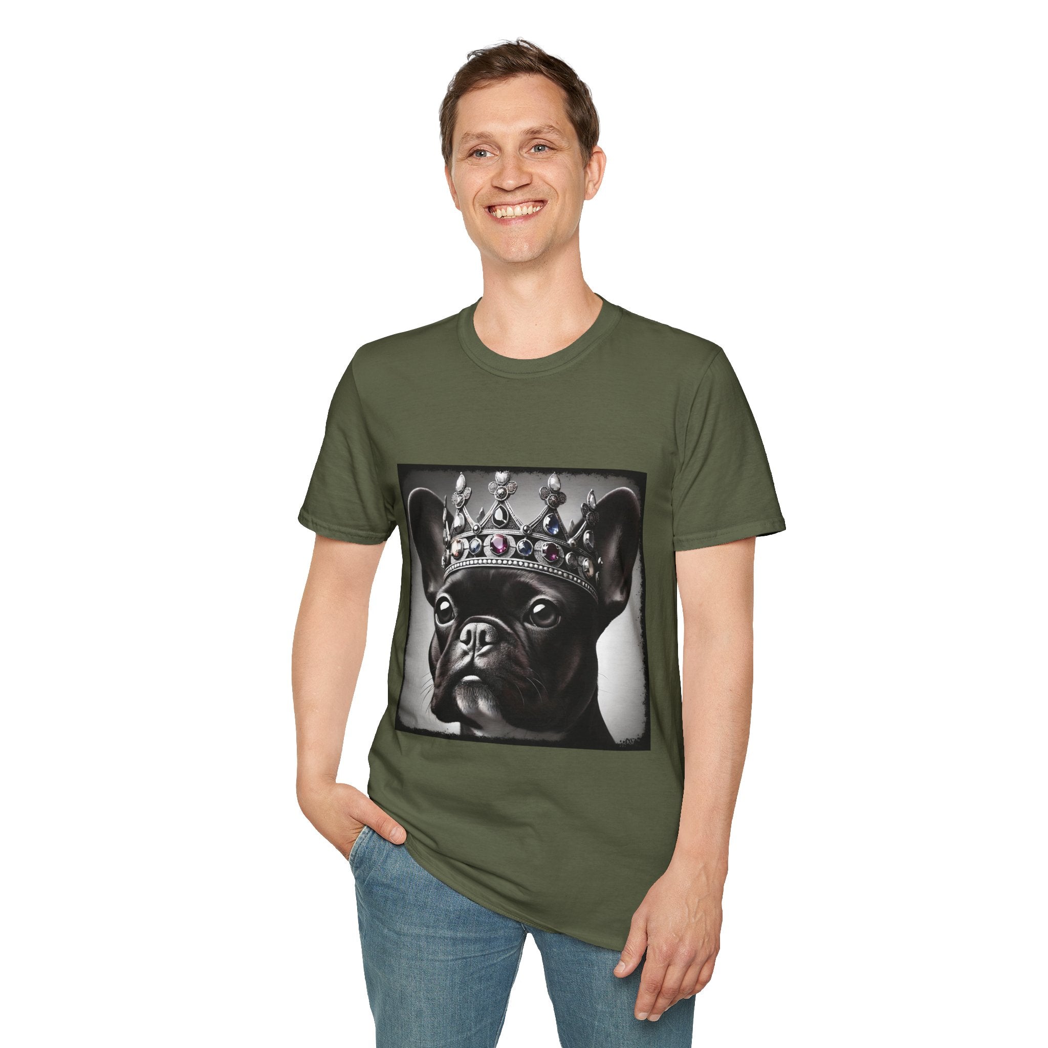French Bulldog Regal Ruler | Unisex Dog T-Shirt