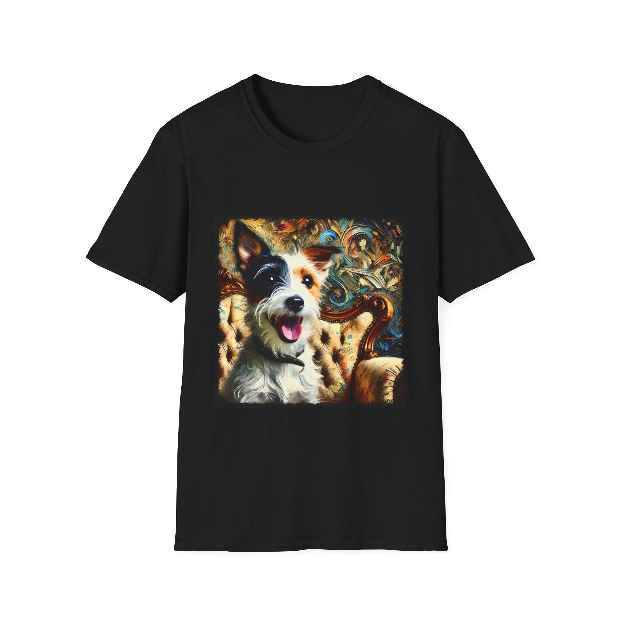 Jack Russell Terrier Blissful Swirl | Unisex Softstyle T-Shirt