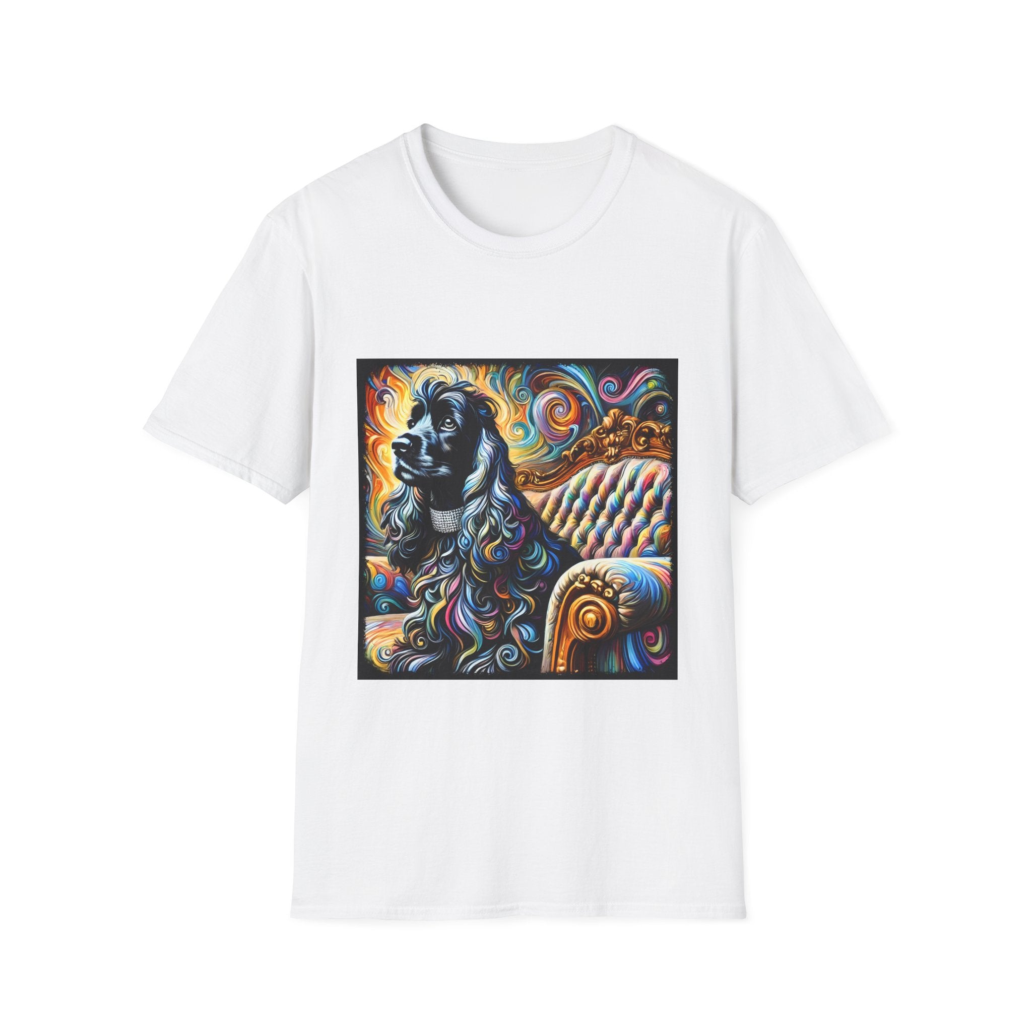 Cocker Spaniel Bold Swirl | Unisex Dog T-Shirt