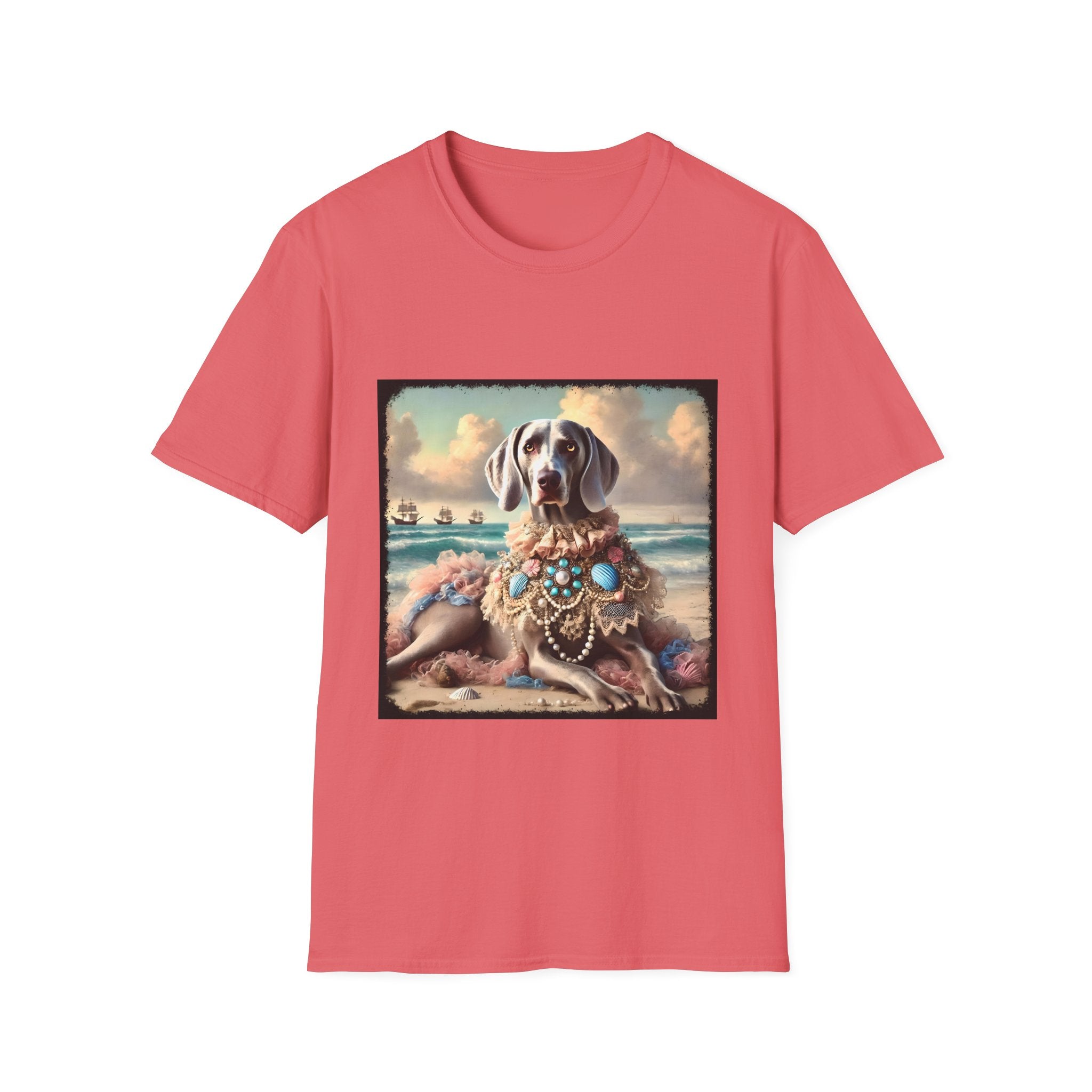 Weimaraner Seashell Siren | Unisex Dog T-Shirt
