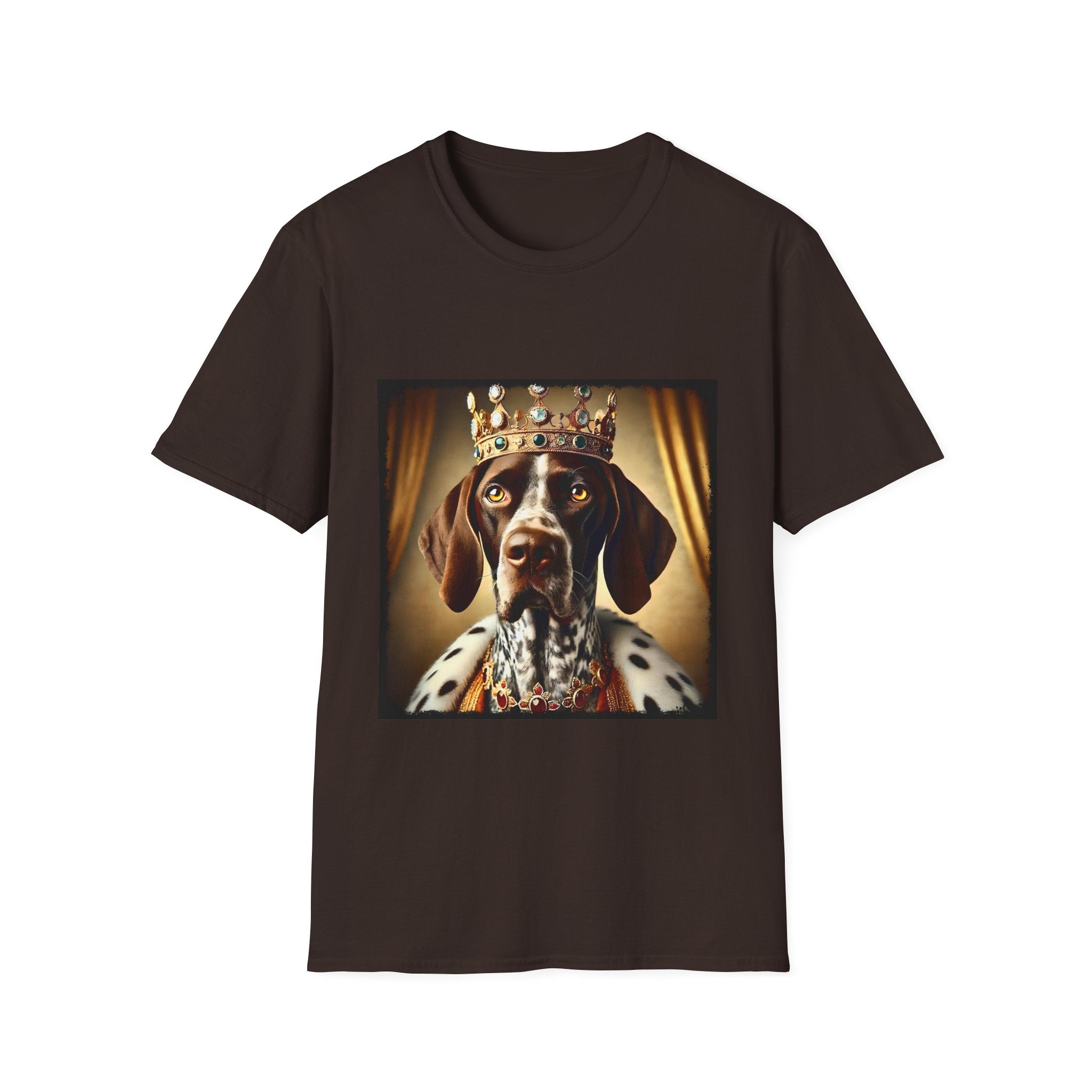 German Shorthaired Pointer Royal Icon | Unisex Dog T-Shirt