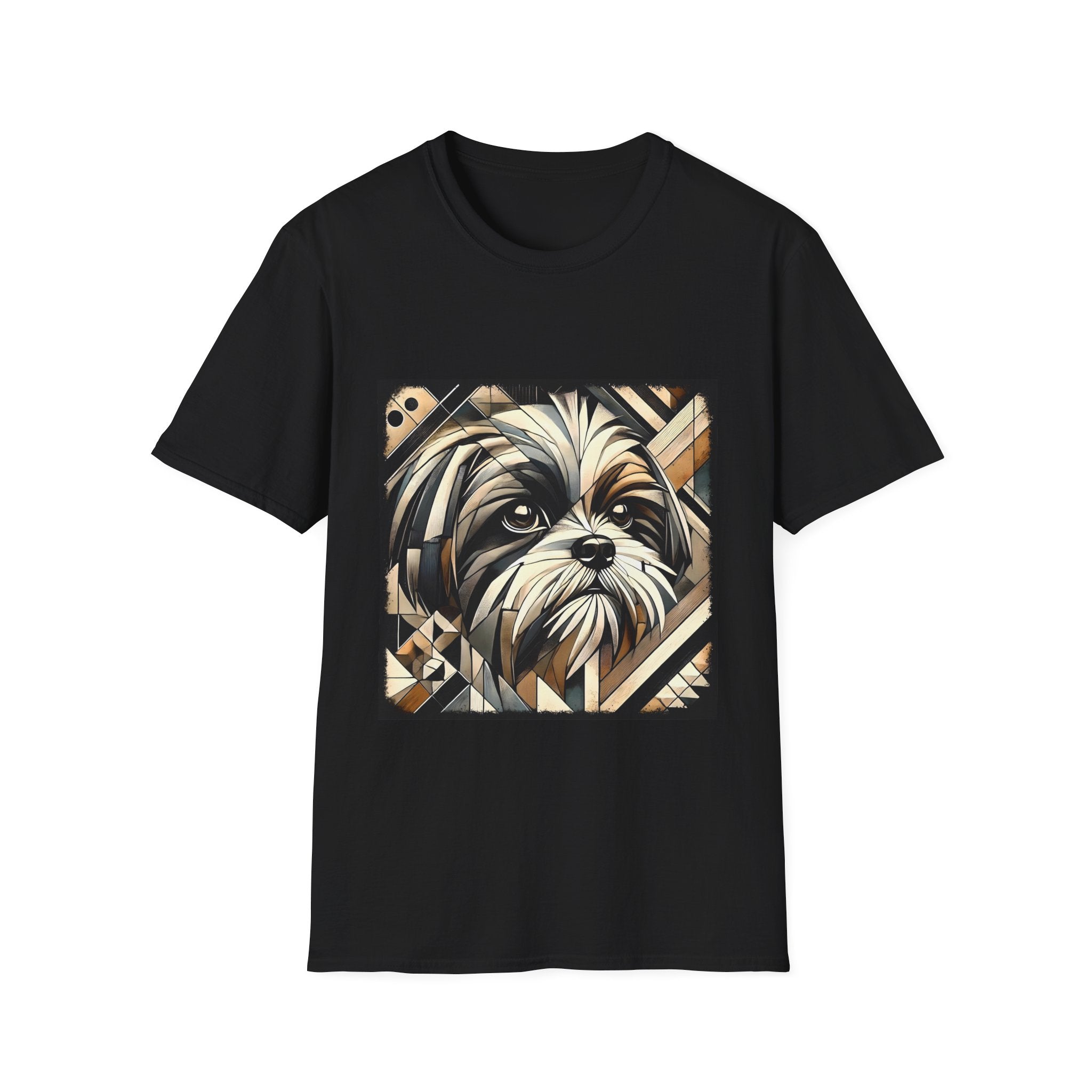 Shih Tzu Bold Geometric | Unisex Dog T-Shirt
