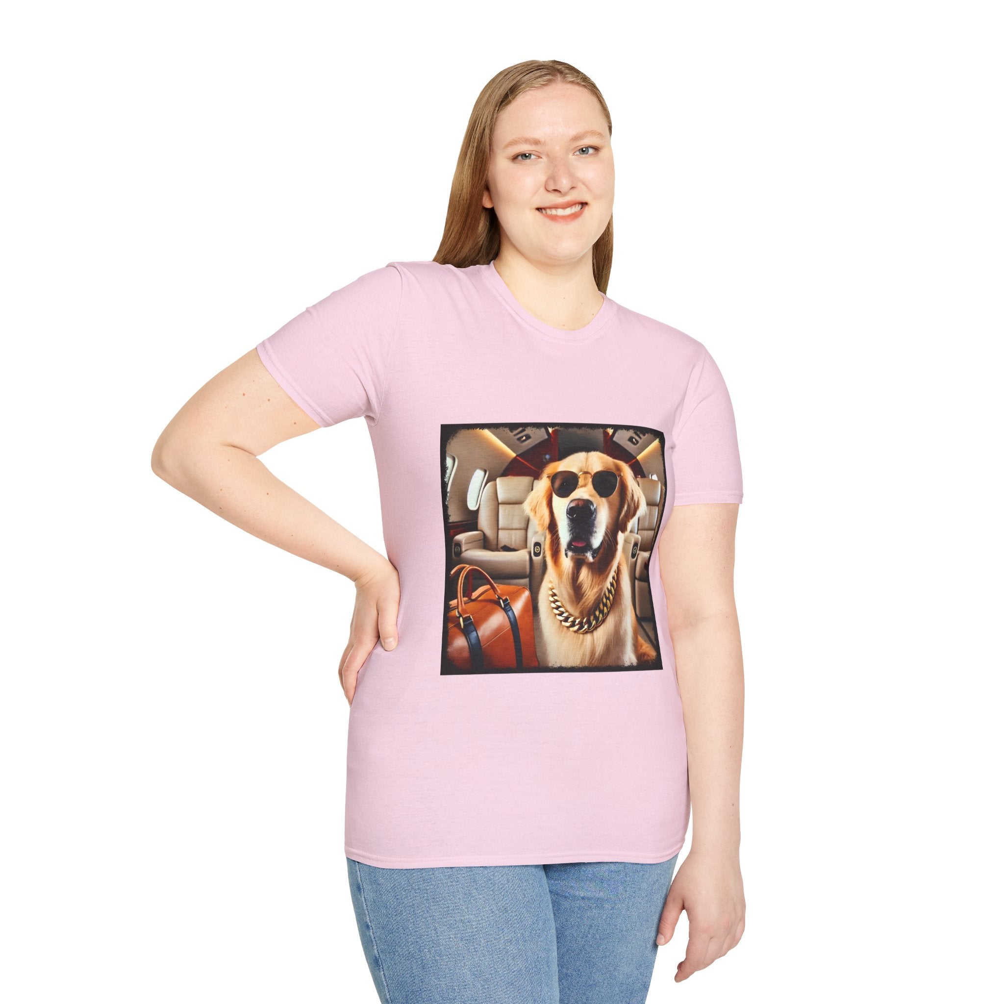 Golden Retriever Billionaire Class  | Unisex Dog T-Shirt