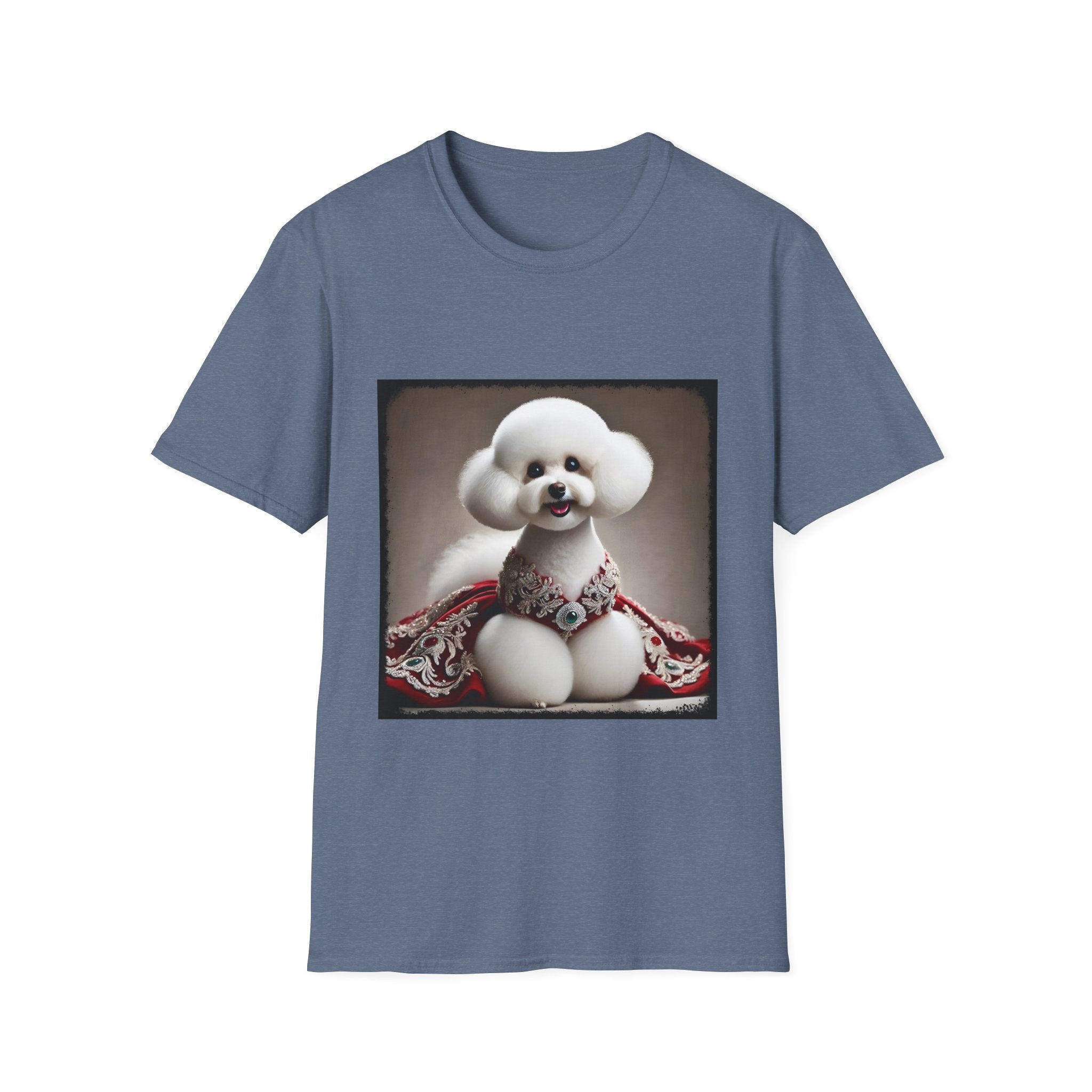 Bichon Frise Crimson Cutie | Unisex Dog T-Shirt