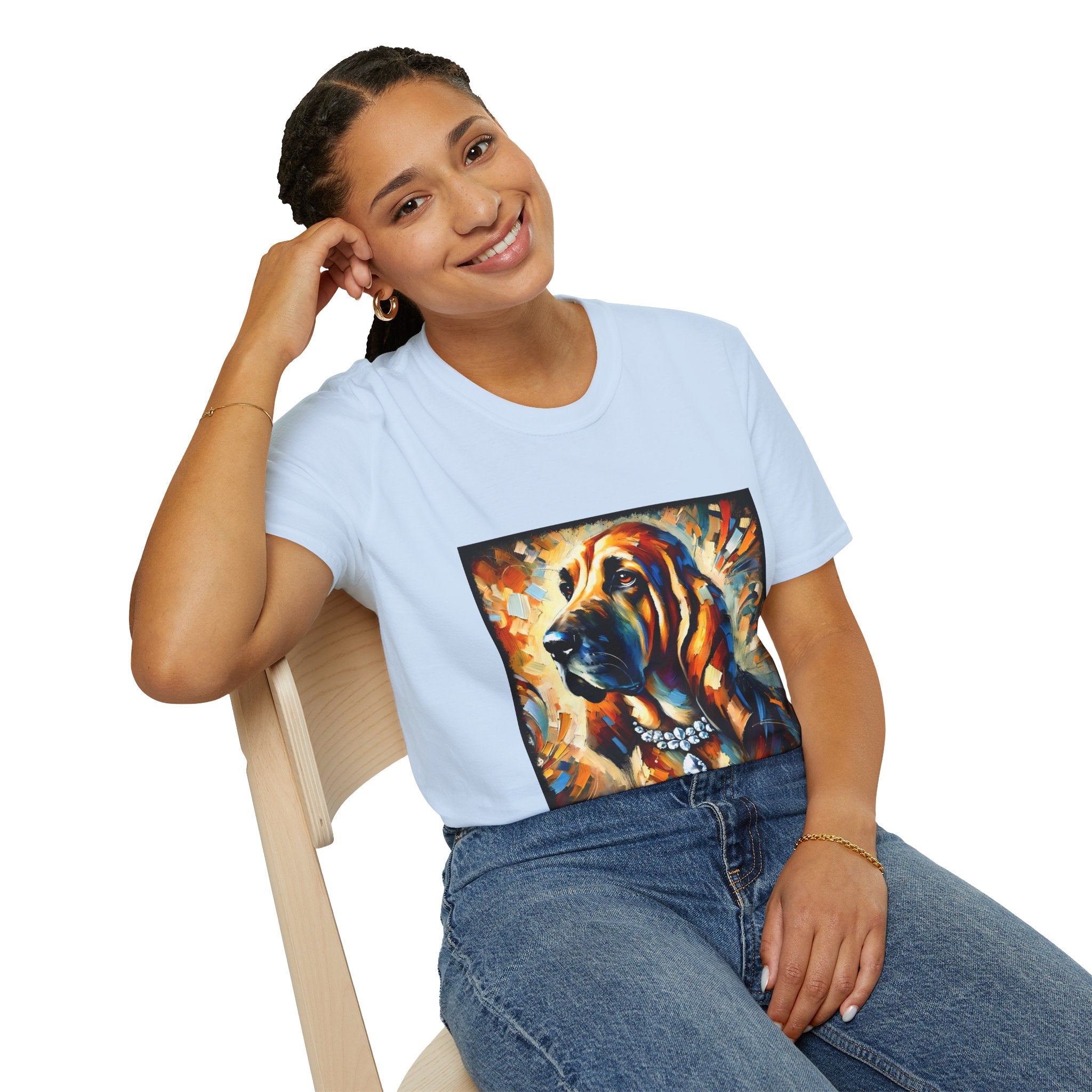 Bloodhound Diamond Bold Classic | Unisex Dog T-Shirt