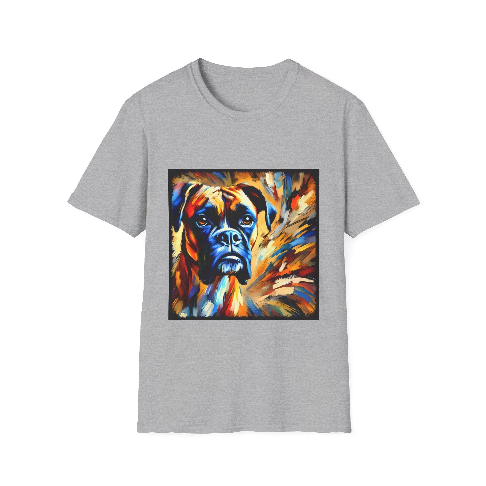 Boxer Sunburst Swirl  | Unisex Dog T-Shirt