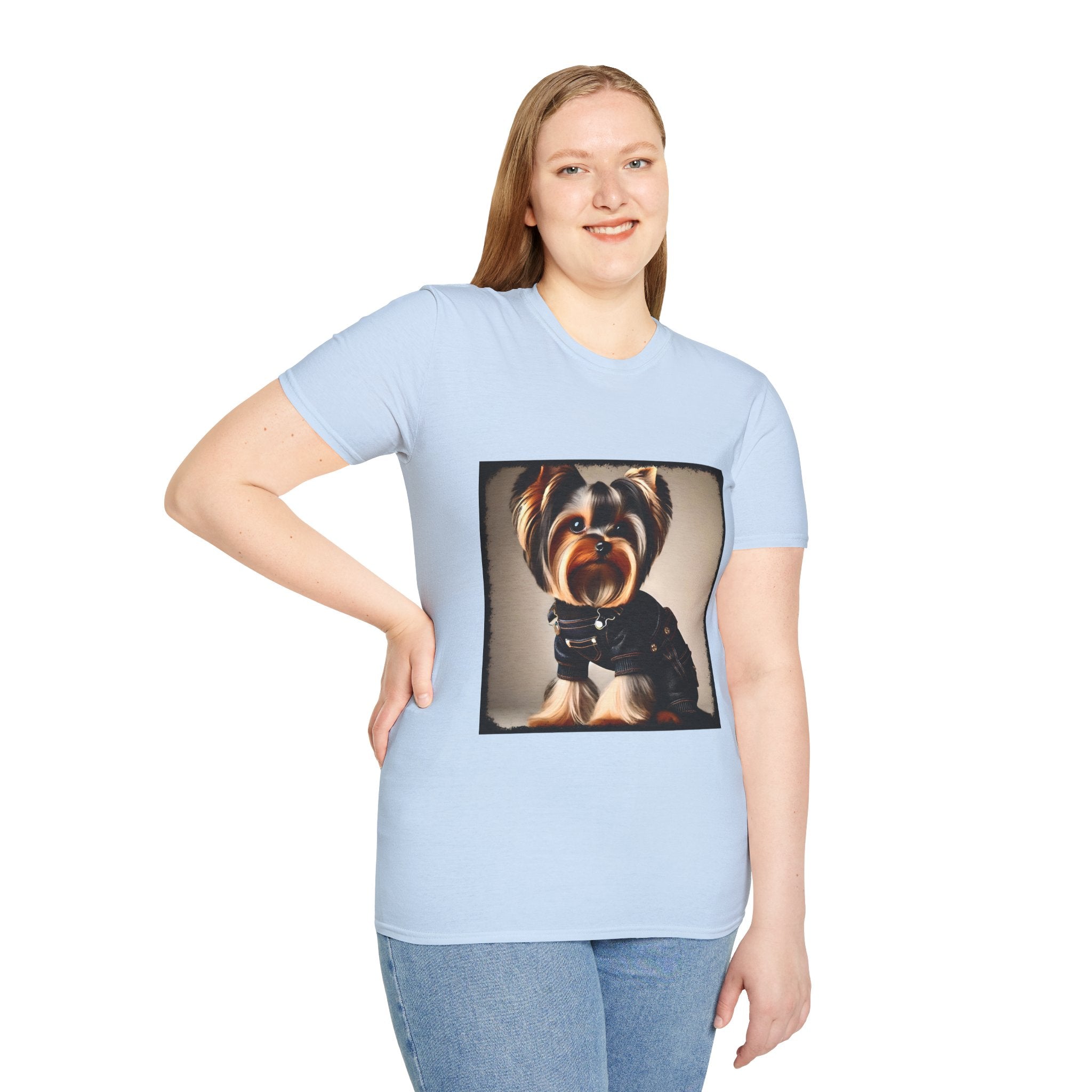 Yorkshire Terrier Denim Doll | Unisex Dog T-Shirt