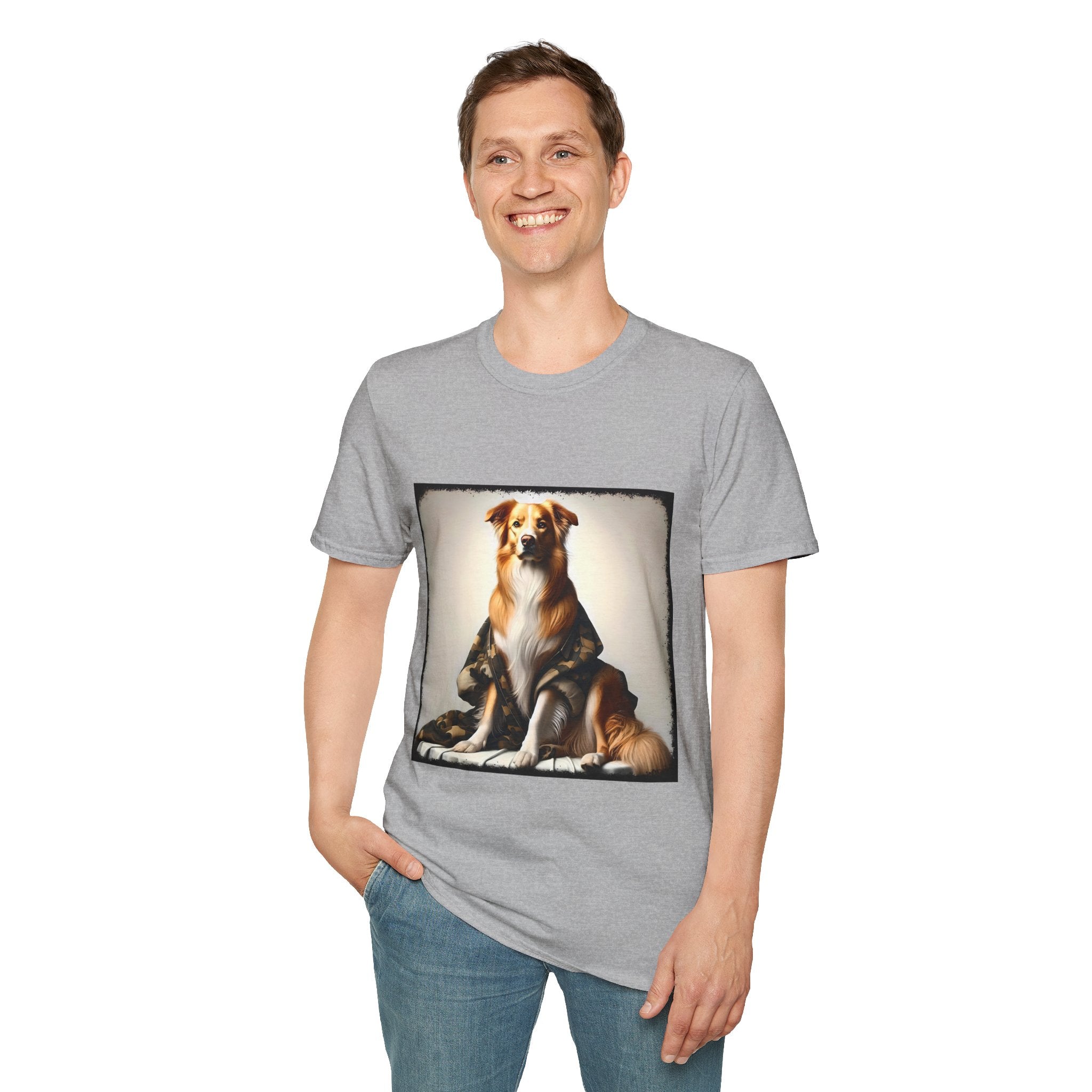 Border Collie Chic Camo  | Unisex Dog T-Shirt