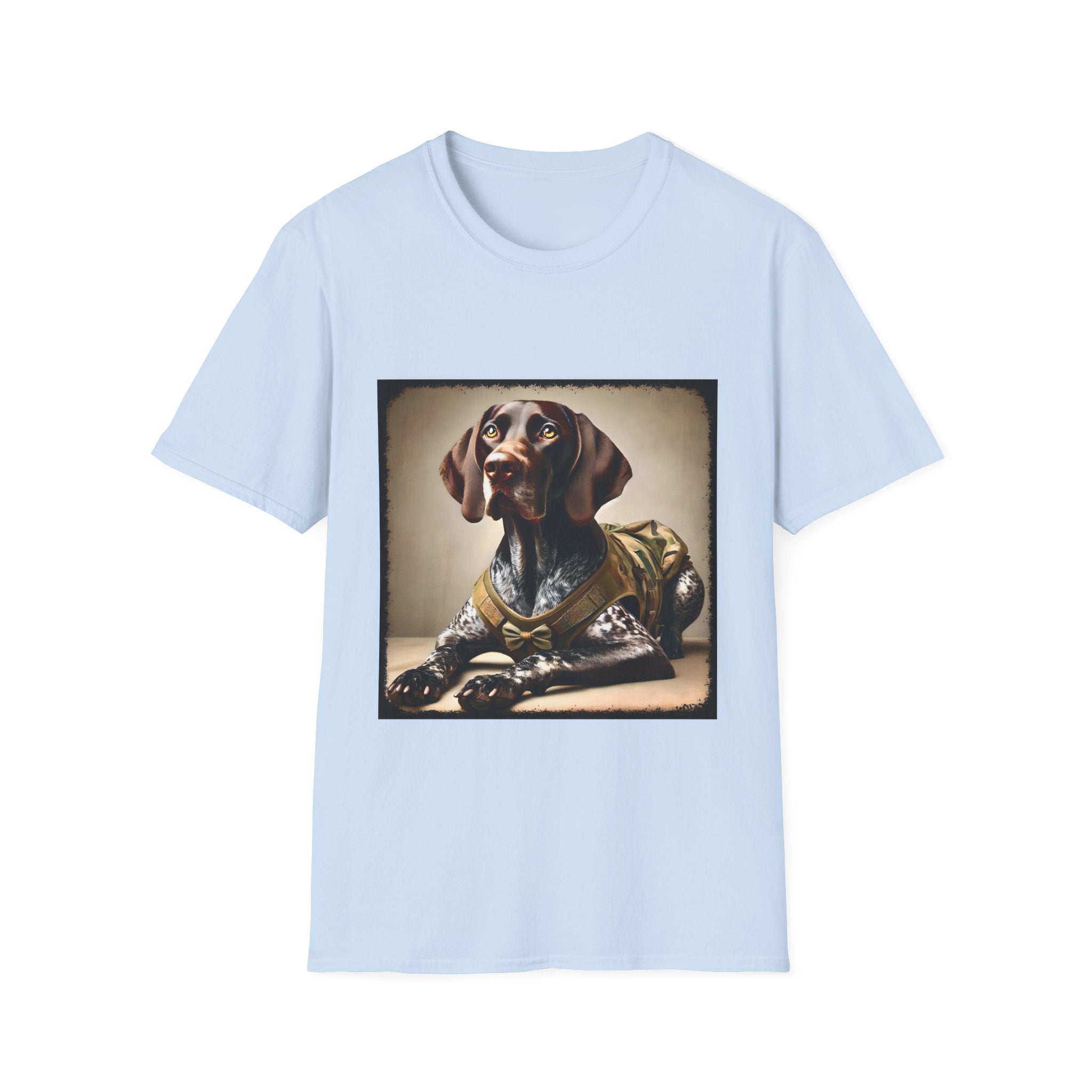 German Shorthaired Pointer Camo Doll | Unisex Dog T-Shirt