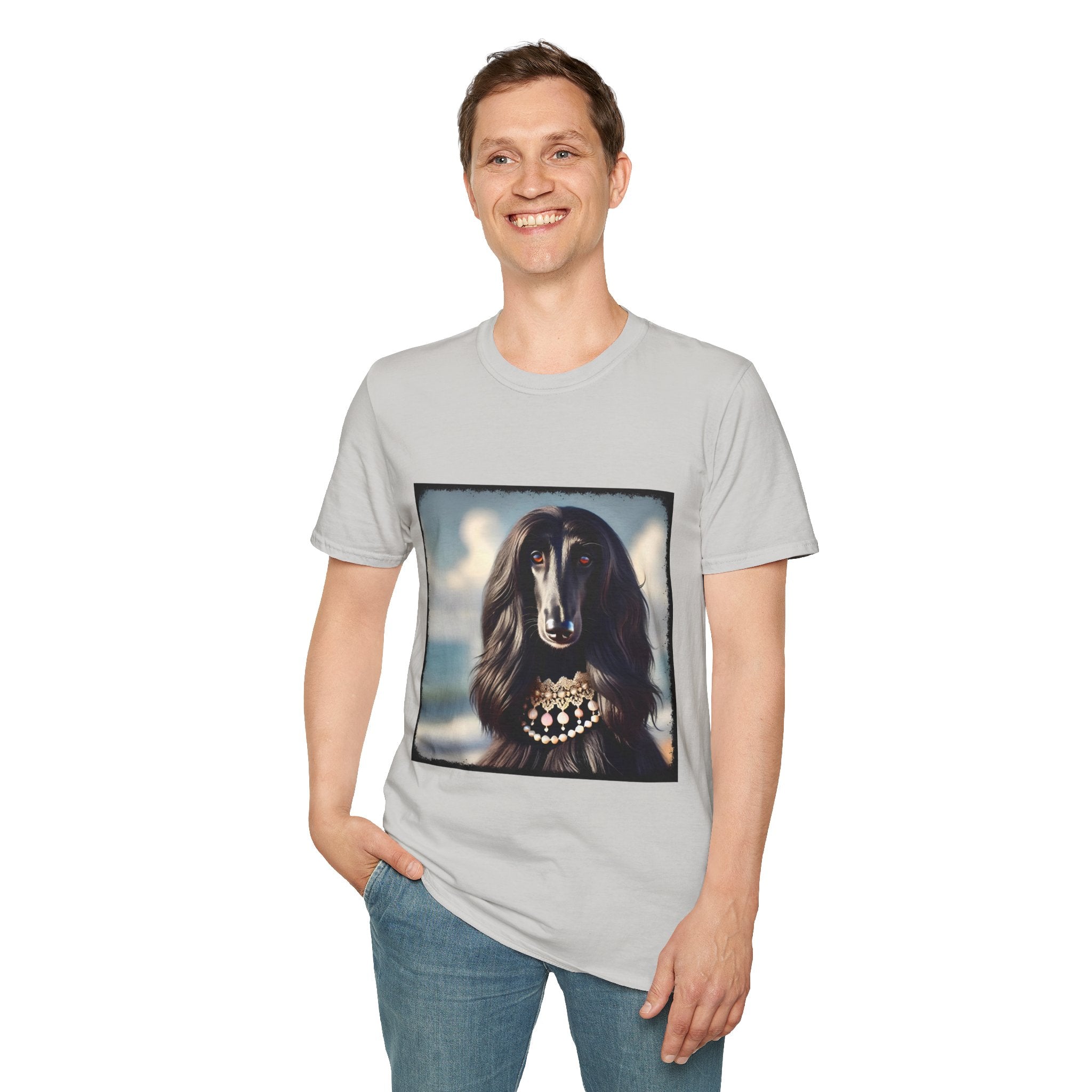 Afghan Hound Beach Bombshell | Unisex Dog T-Shirt