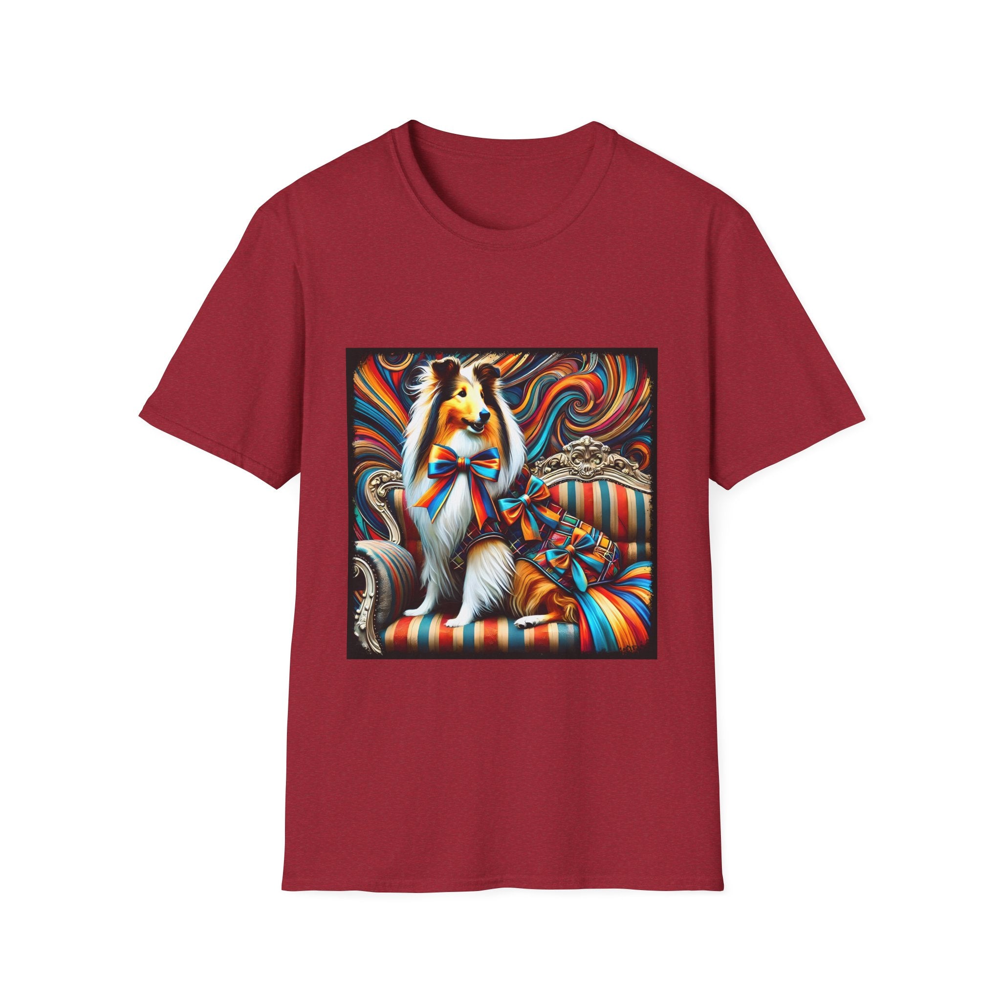 Collie Dynamic Swirl | Unisex Dog T-Shirt