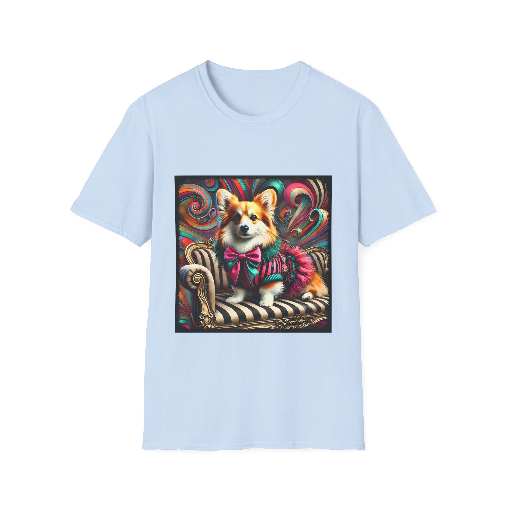 Pembroke Welsh Corgi Chic Rocker | Unisex Dog T-Shirt