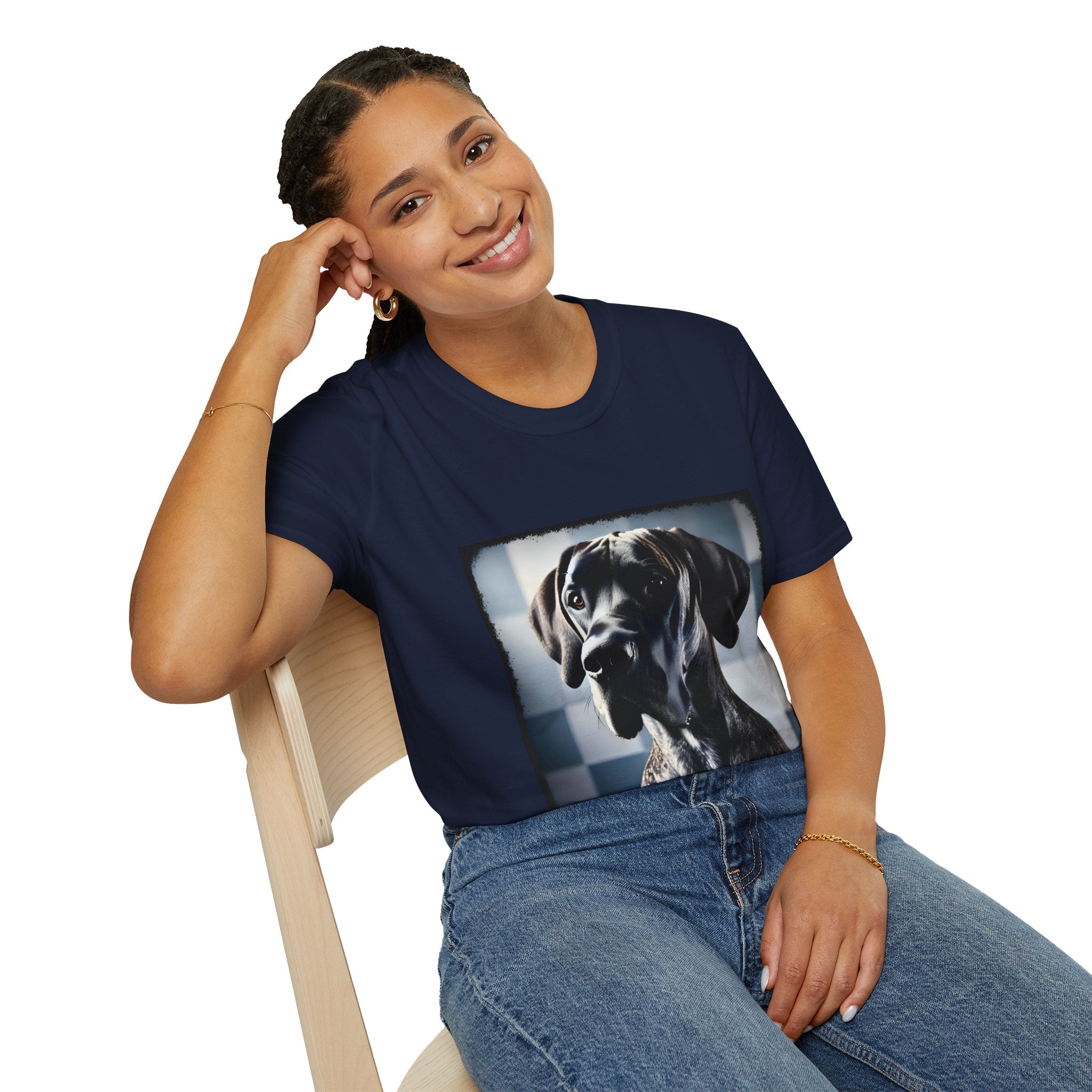 Great Dane Modern Muse | Unisex Dog T-Shirt