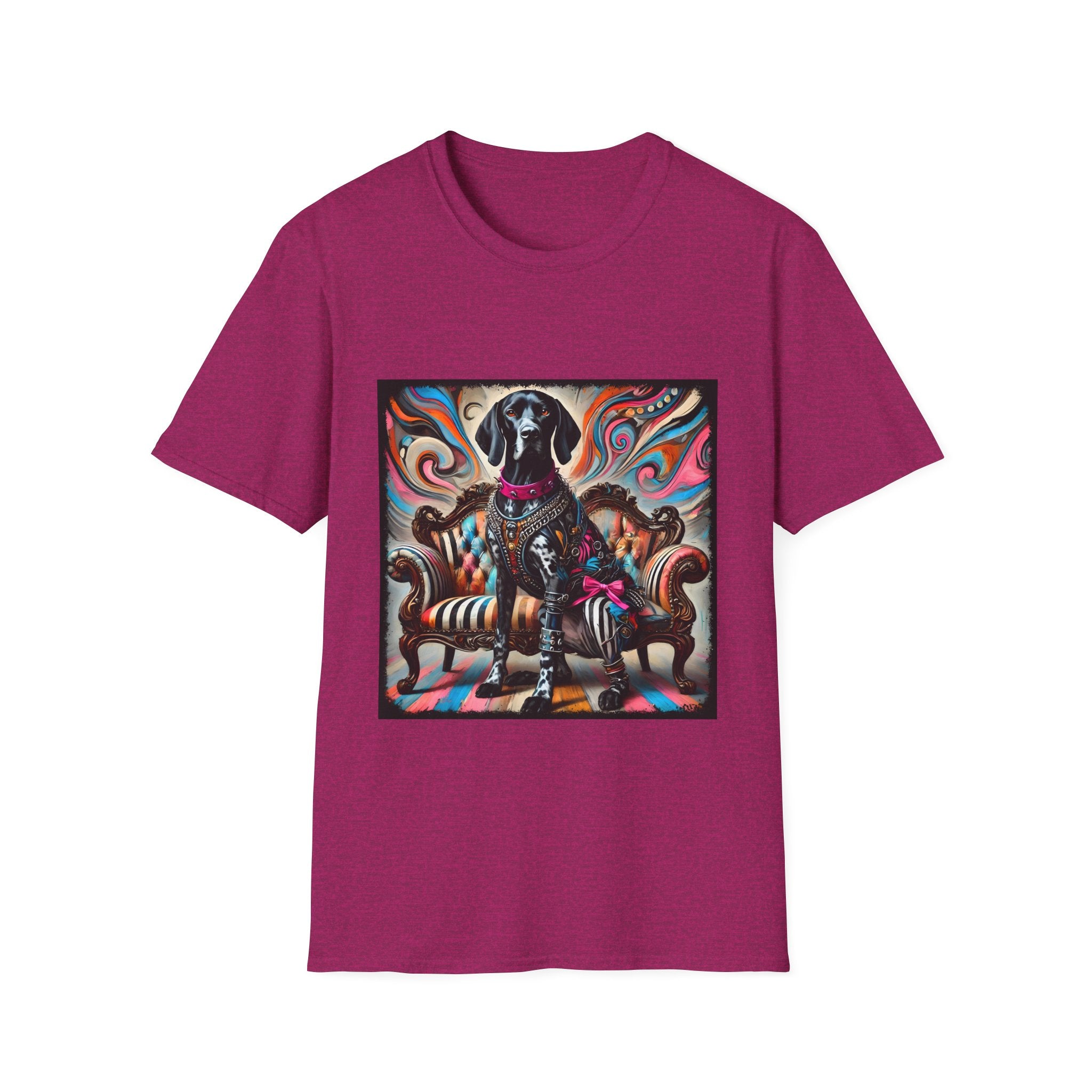 German Shorthaired Pointer Rebel Rocker | Unisex Dog T-Shirt