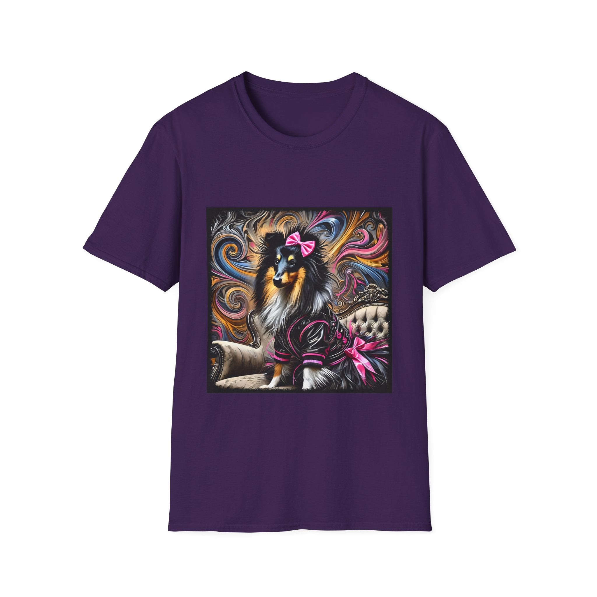 Collie Bold Rocker | Unisex Dog T-Shirt