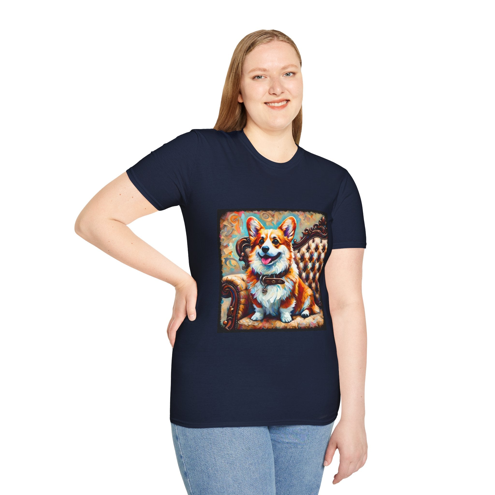Pembroke Welsh Corgi Warm Swirl | Unisex Dog T-Shirt