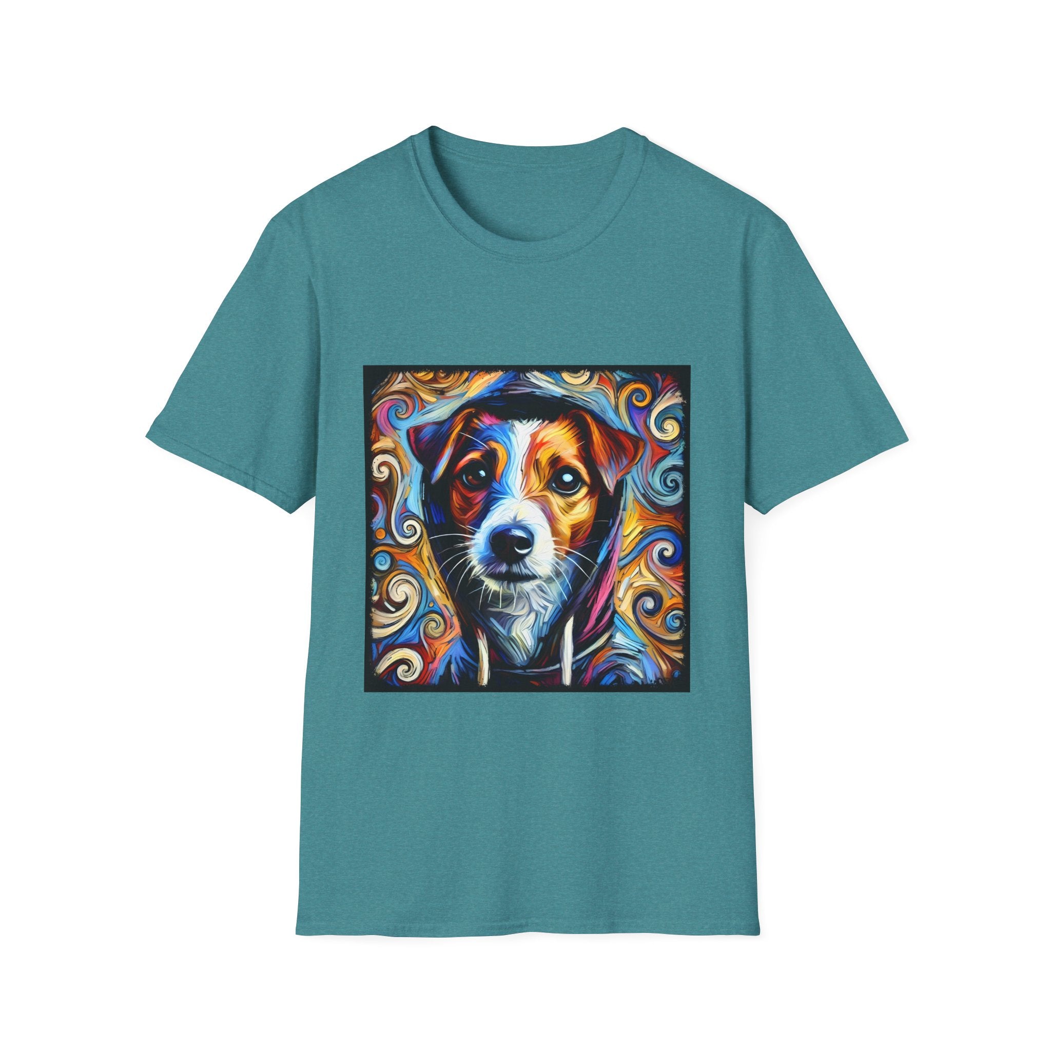 Jack Russell Terrier Relaxed Swirl | Unisex Dog T-Shirt
