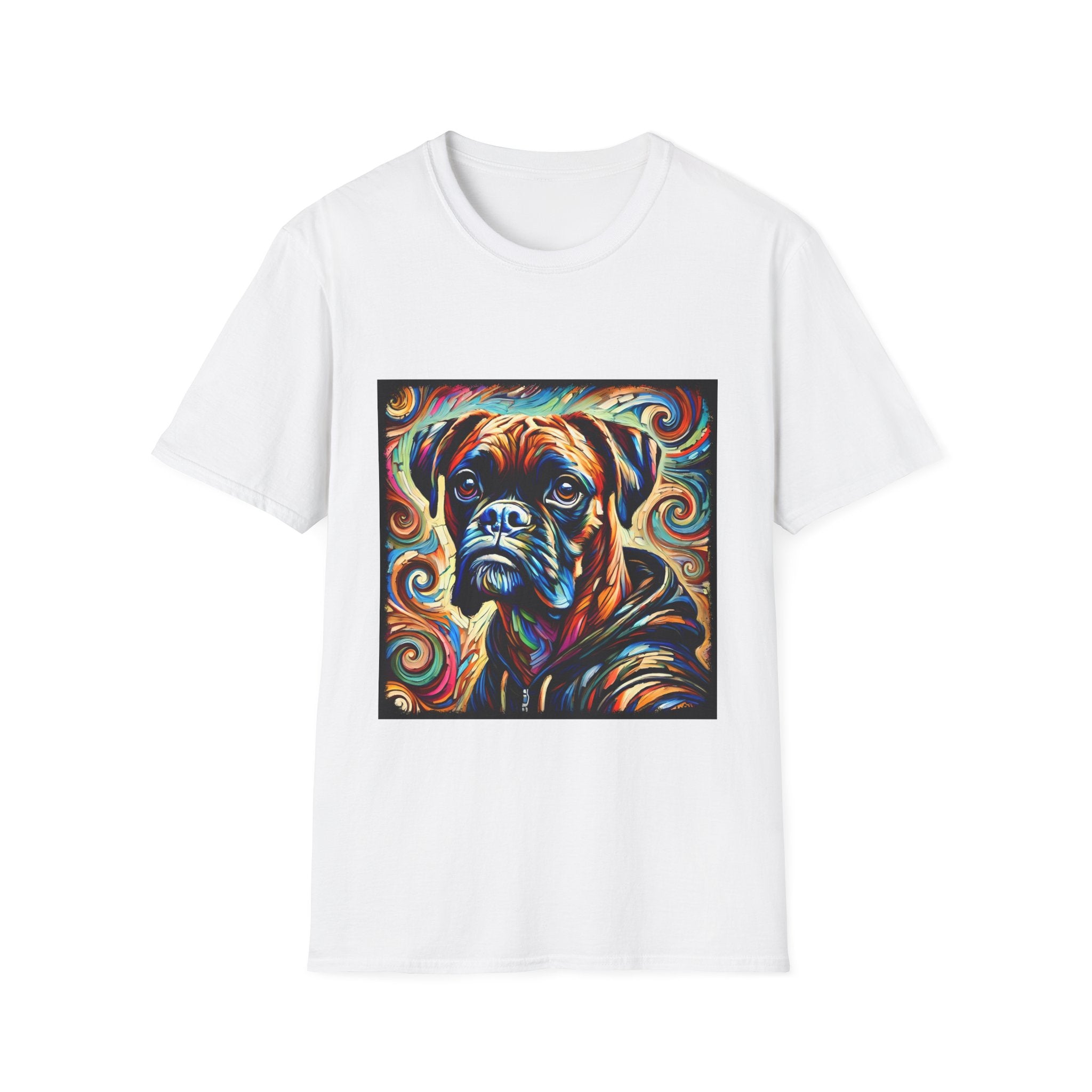 Boxer Relaxed Swirl | Unisex Dog T-Shirt