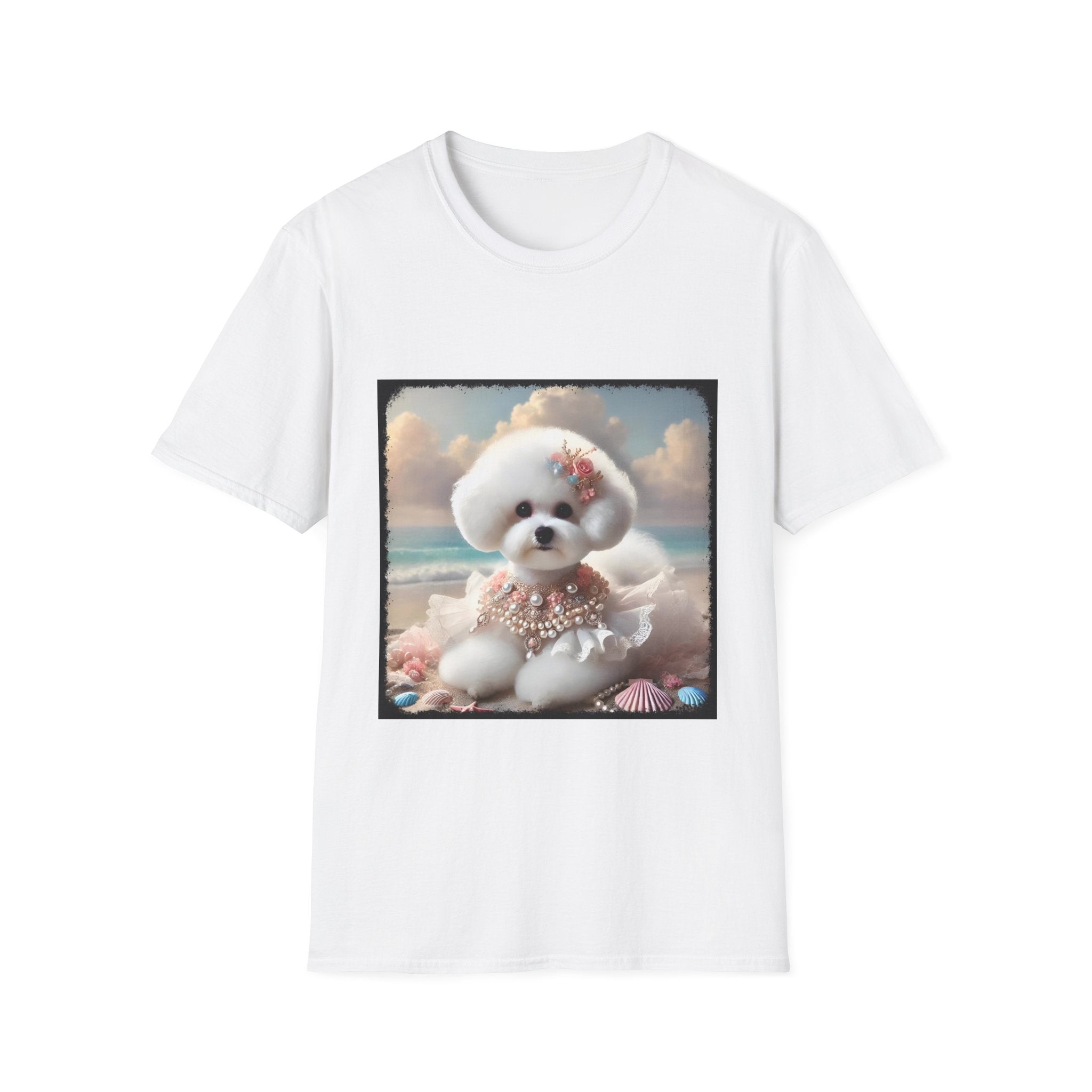 Bichon Frise Beach Beauty | Unisex Dog T-Shirt